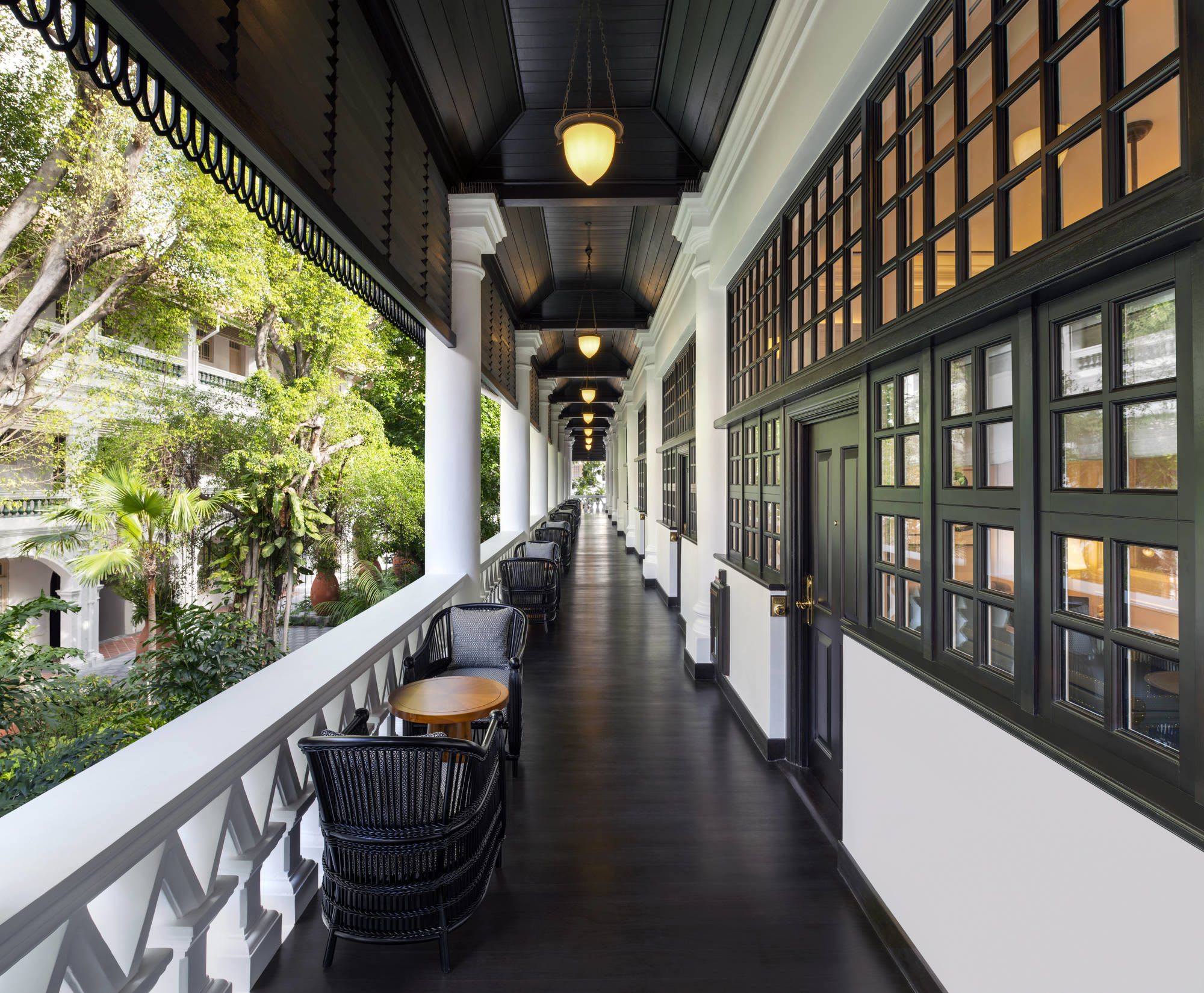 Raffles Singapore à Singapour: Verandah Corridor