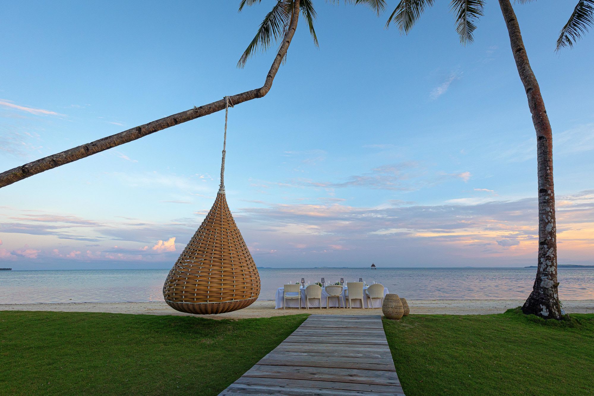 Nay Palad Hideaway in Siargao: Beach Dinner