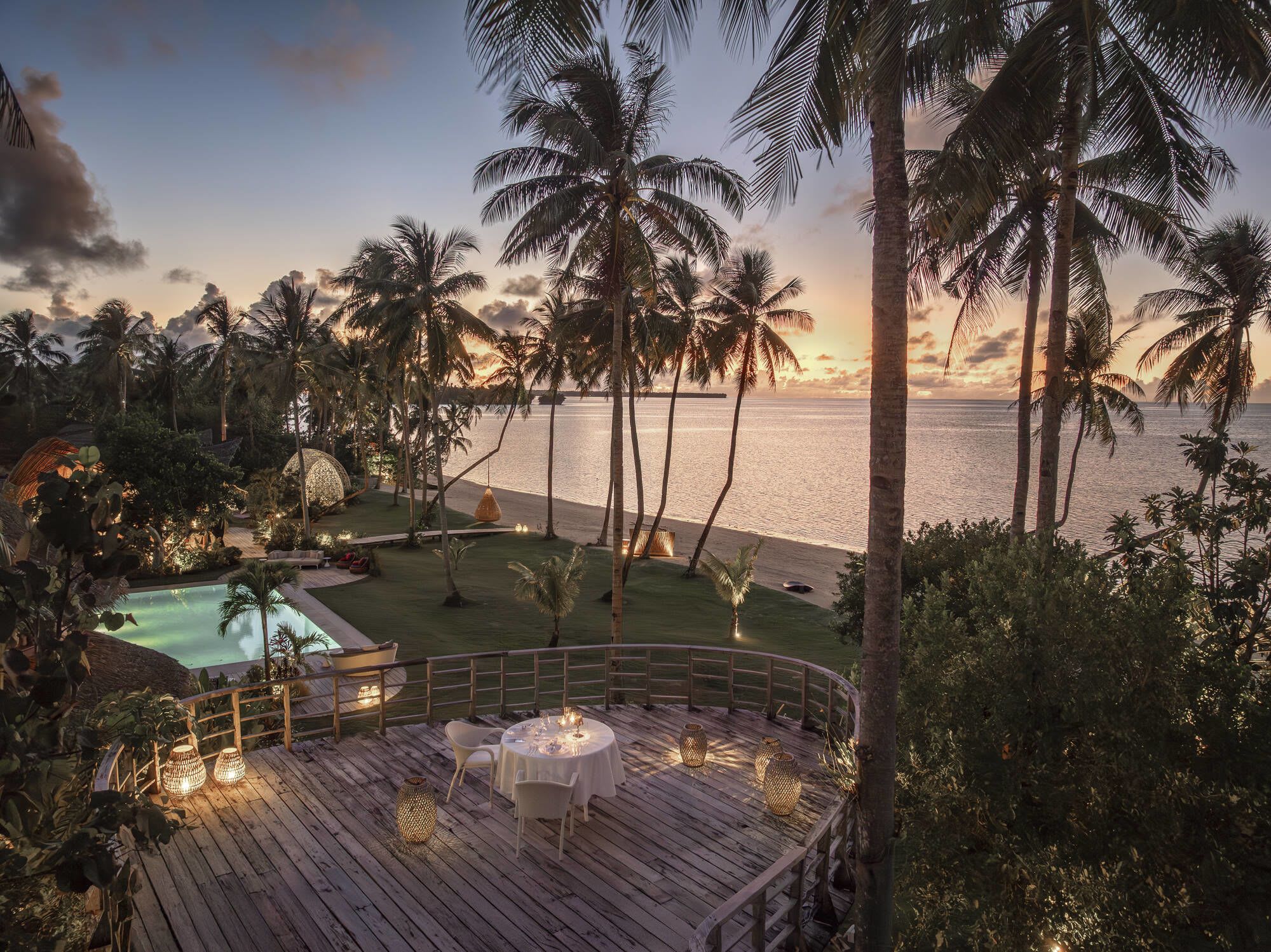 Nay Palad Hideaway in Siargao: Dinner on the Tree House