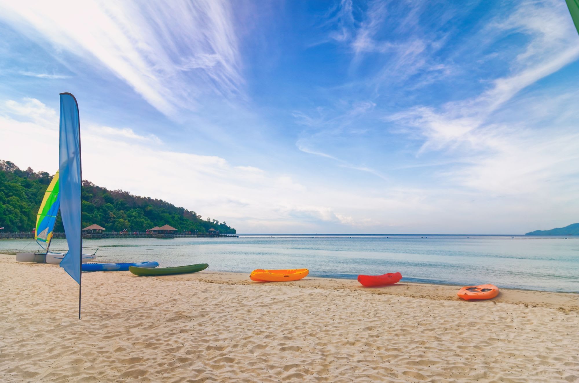 Bungaraya Island Resort à Kota Kinabalu: Beach