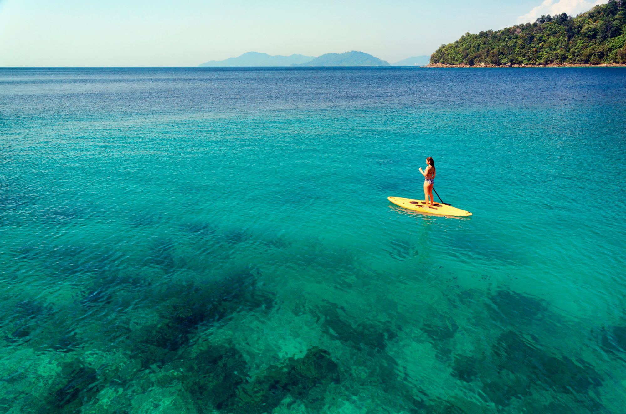 Bungaraya Island Resort à Kota Kinabalu: Stand Up Paddling