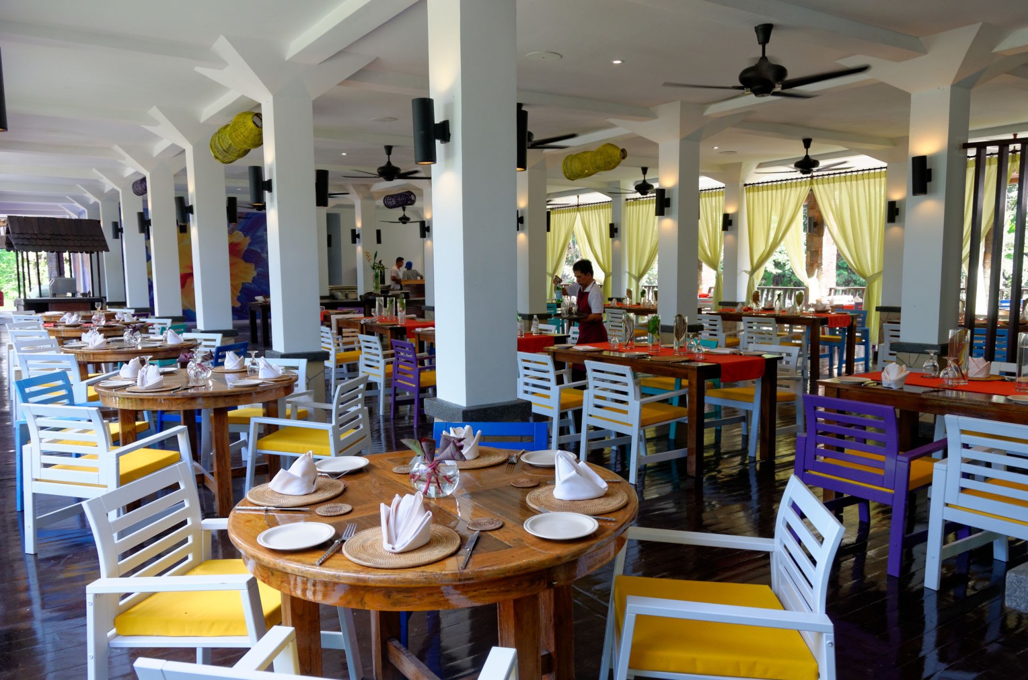 Bungaraya Island Resort à Kota Kinabalu: The Long House Restaurant