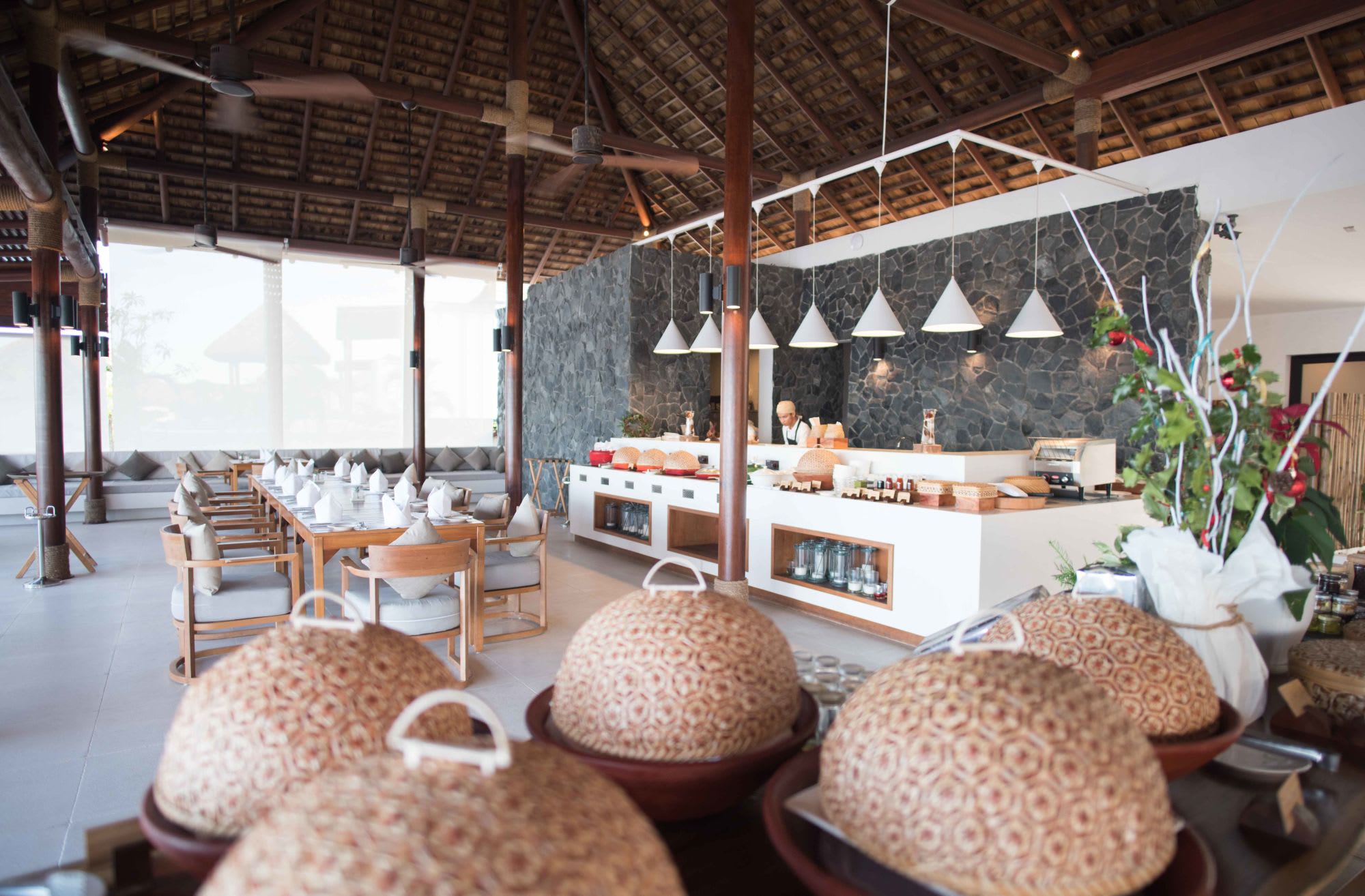 The Royal Sands Koh Rong: Ocean Restaurant Breakfast