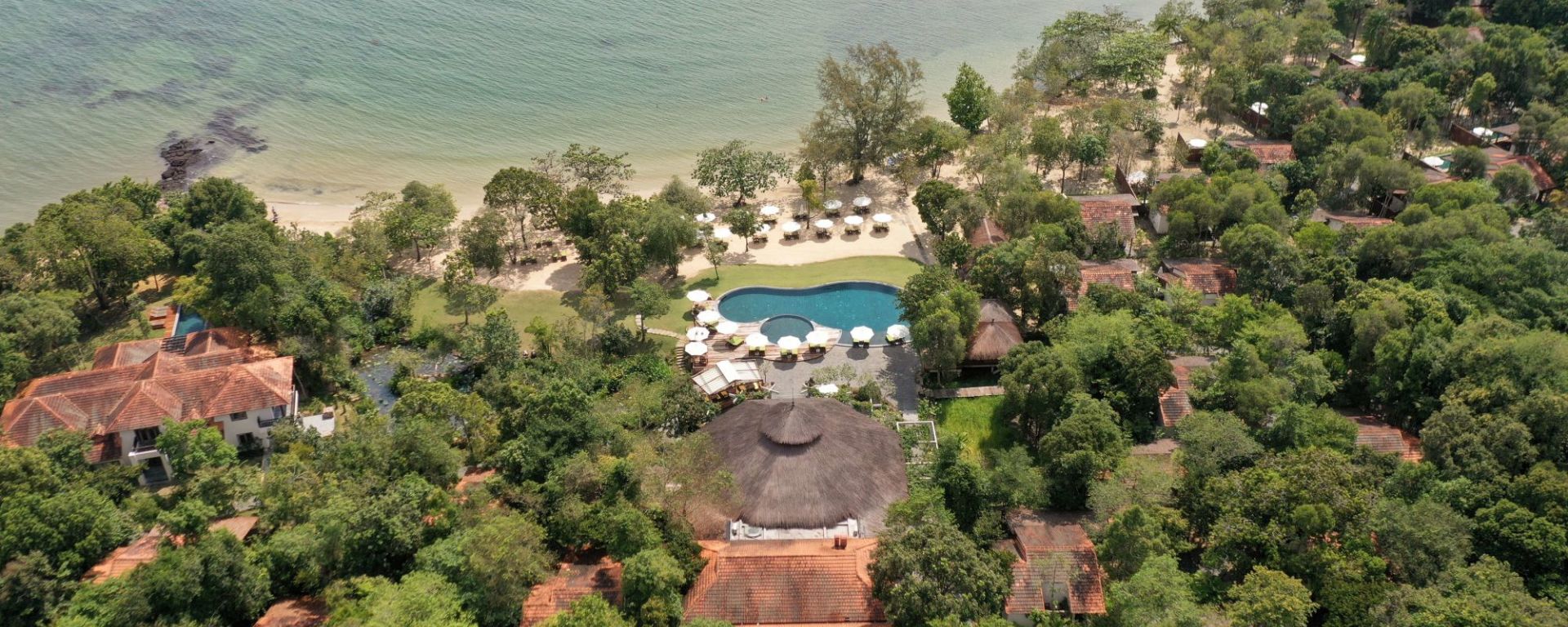 Green Bay Phu Quoc Resort & Spa:  Palm Beach top view