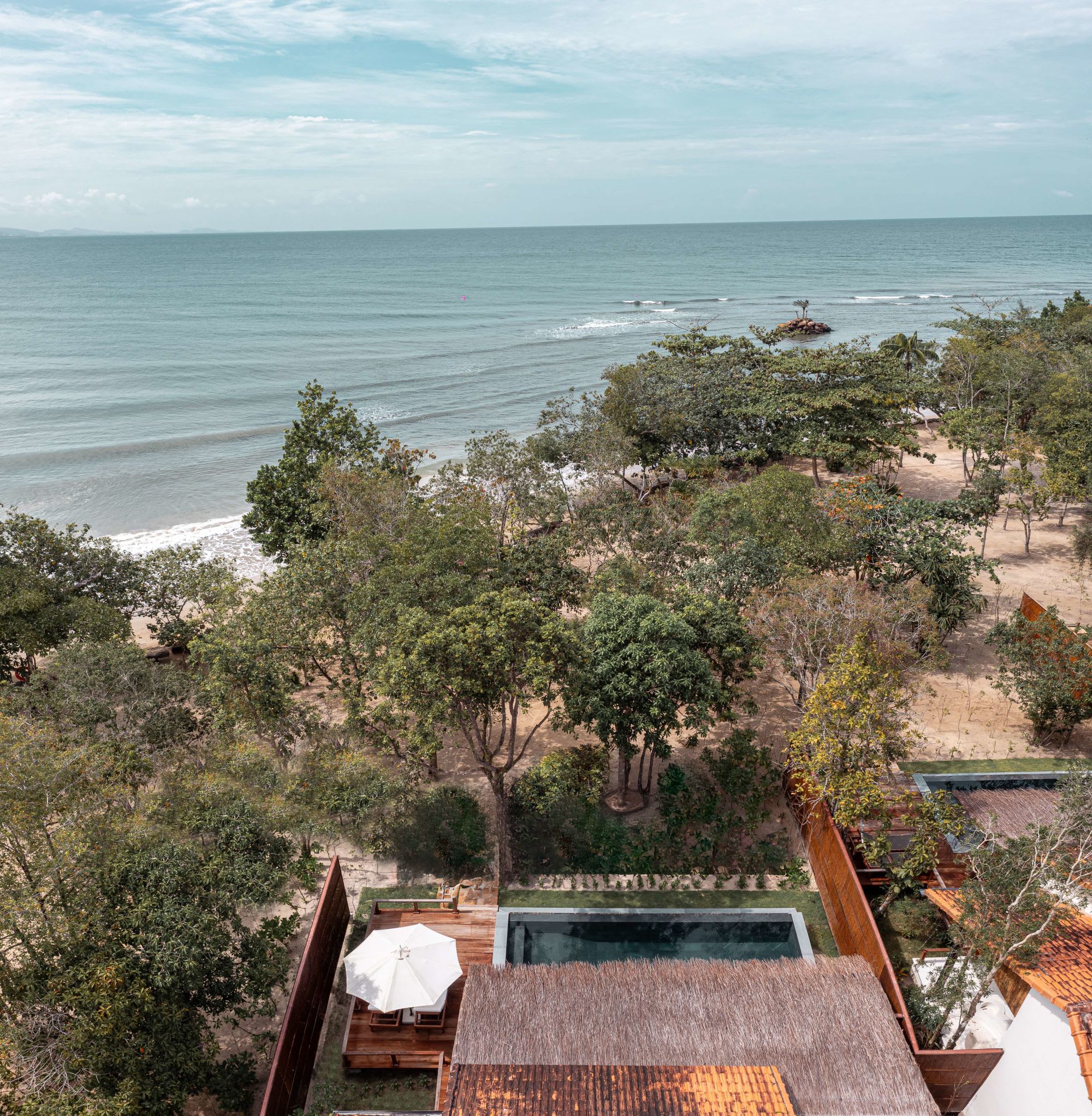 Green Bay Phu Quoc Resort & Spa:  Beachfront Pool Villa | aerial view