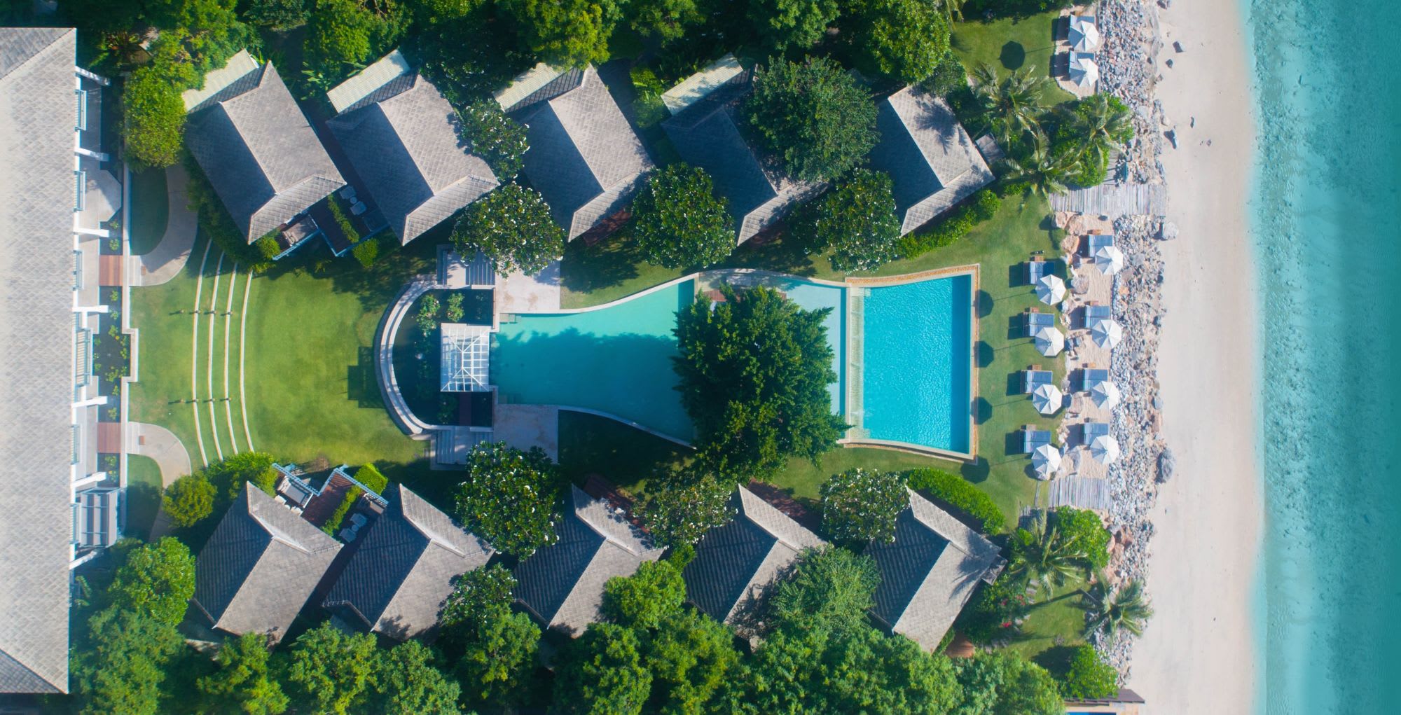 Devasom Hua Hin Resort: Aerial View