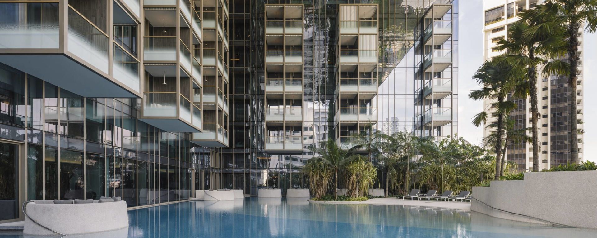 Pan Pacific Orchard in Singapur:  Beach Terrace Lagoon Pool