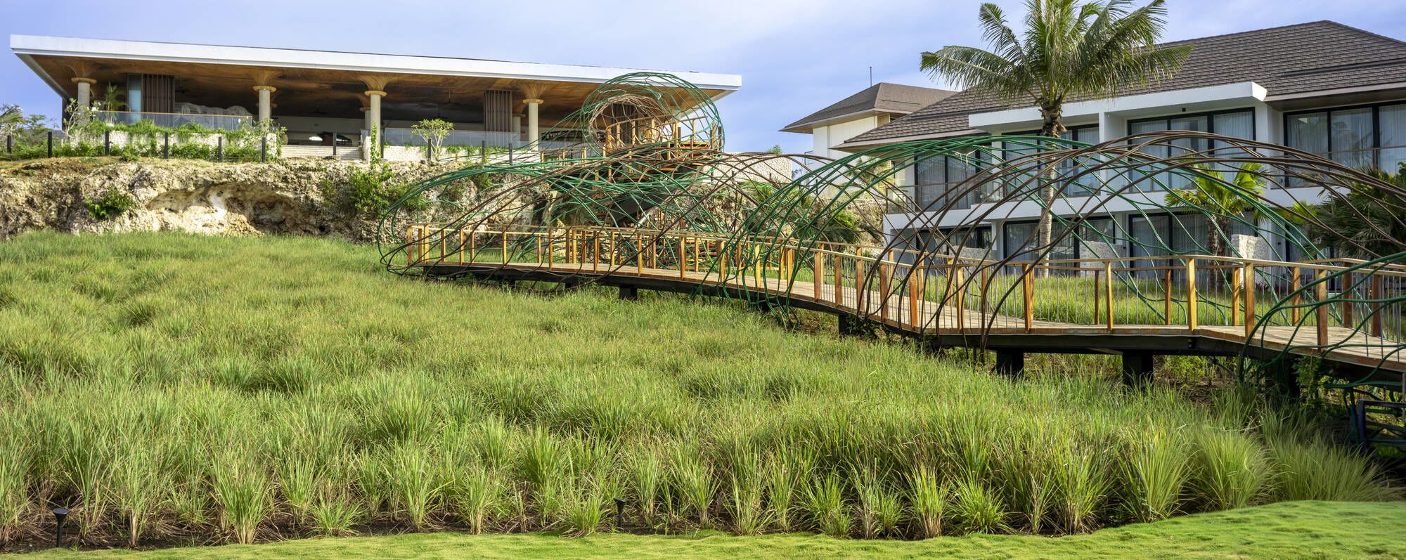 South Palms Resort & Spa Panglao - MGallery Collection in Bohol: Bridge to the Lobby
