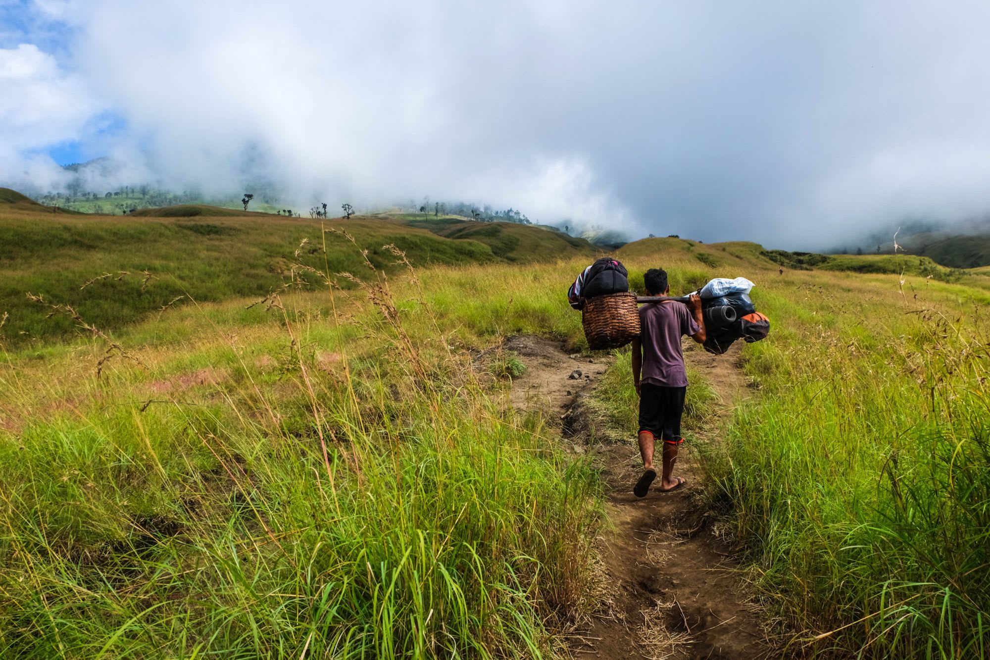 Rinjani Trekking ab Lombok: Lombok Mount Rinjani | Porter