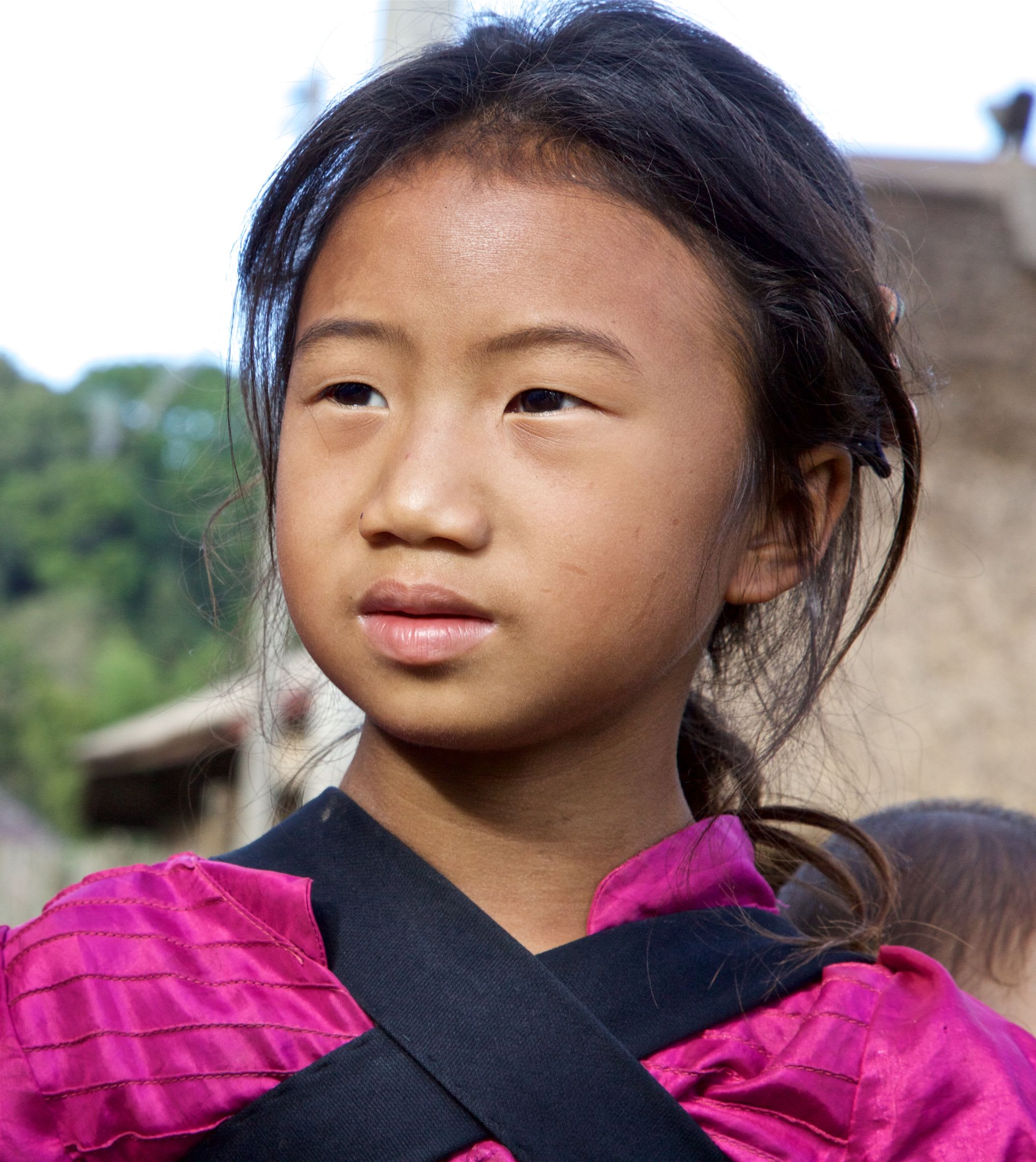 Le nord fascinant du Laos de Luang Prabang: Hilltribe girl in Laos