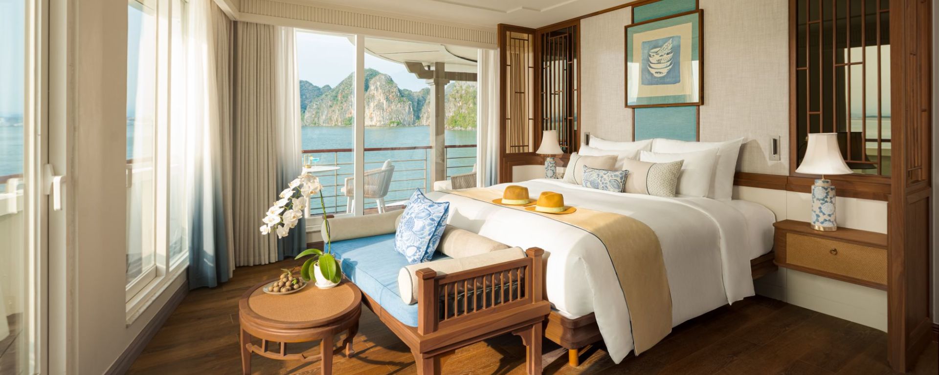 Croisière dans la baie de Lan Ha avec «Bhaya Soul» de Hanoi: Horizon Suite | bedroom