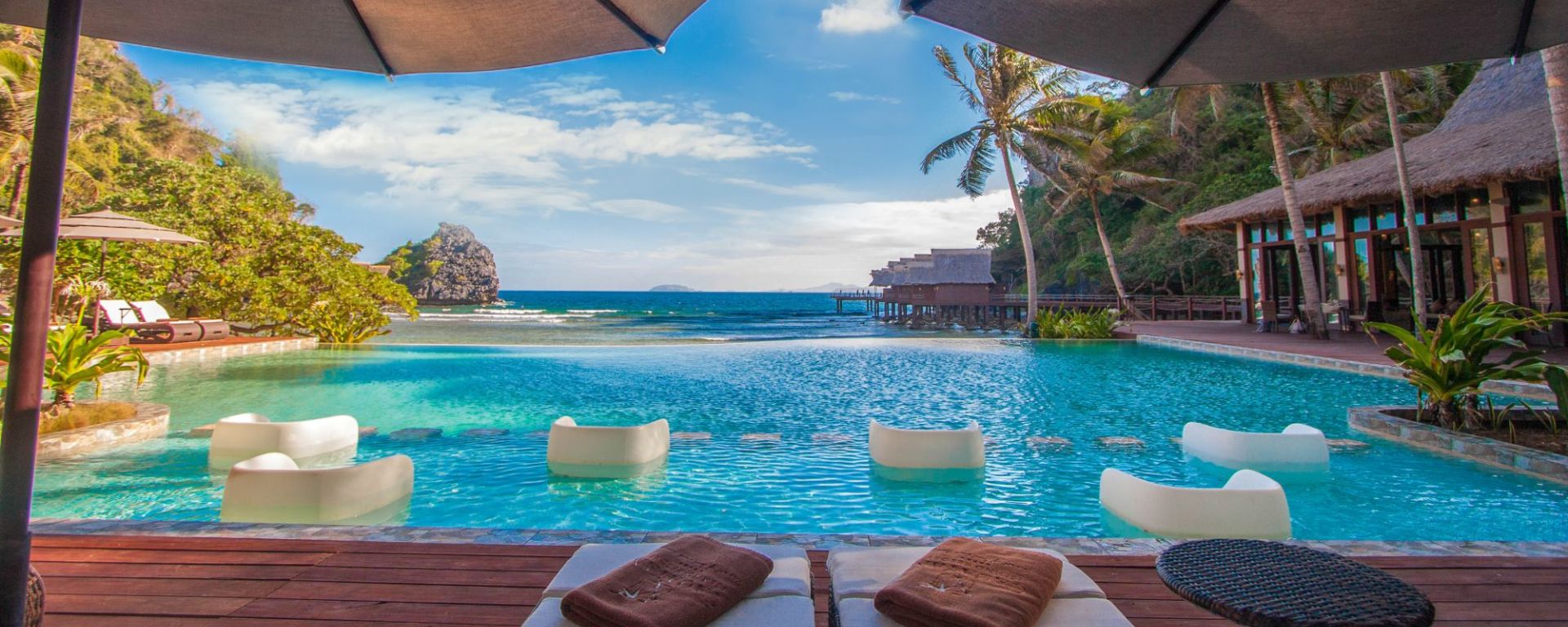 Cauayan Island Resort in Palawan: Infinity-Pool