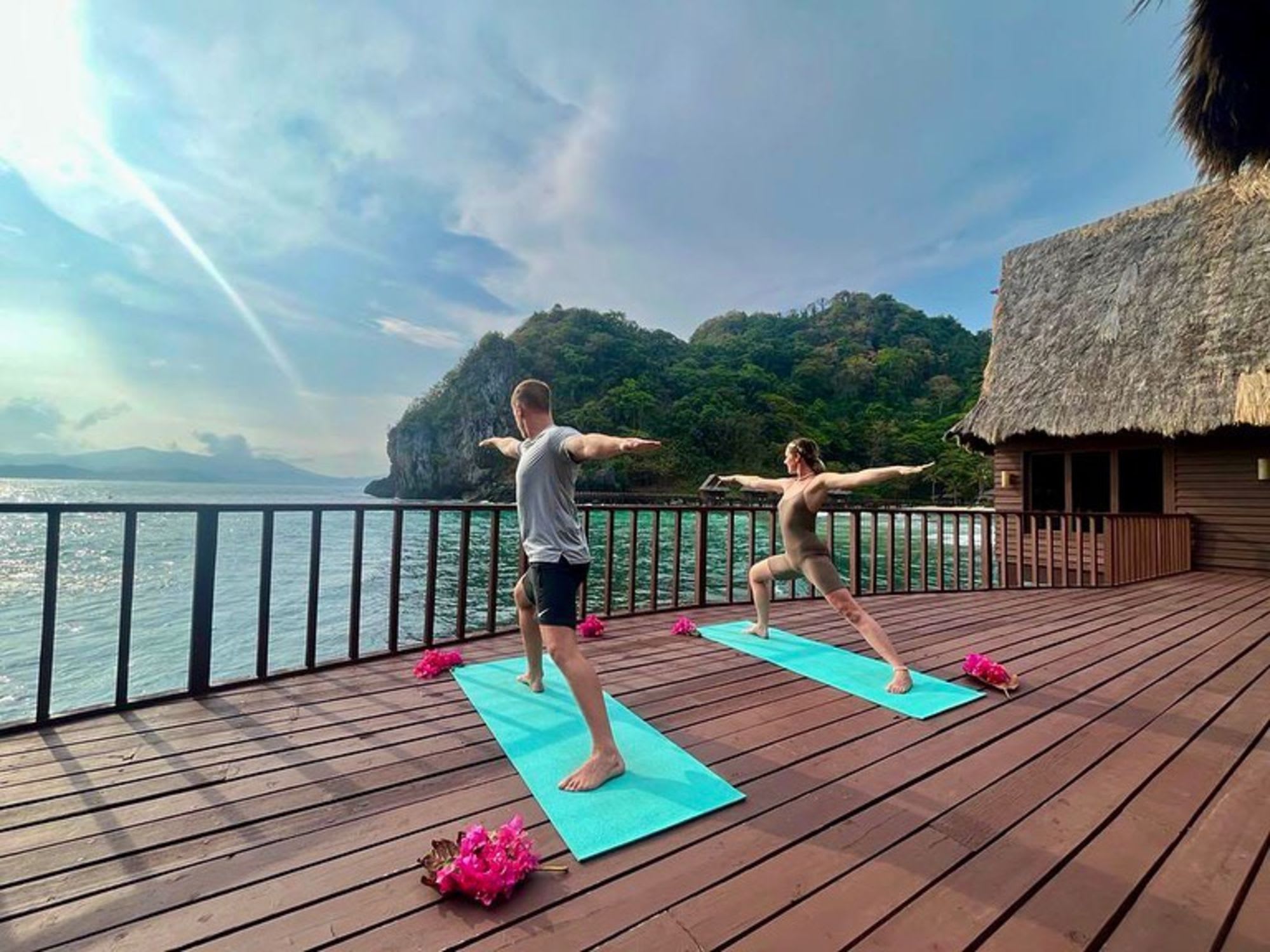 Cauayan Island Resort in Palawan: Yoga