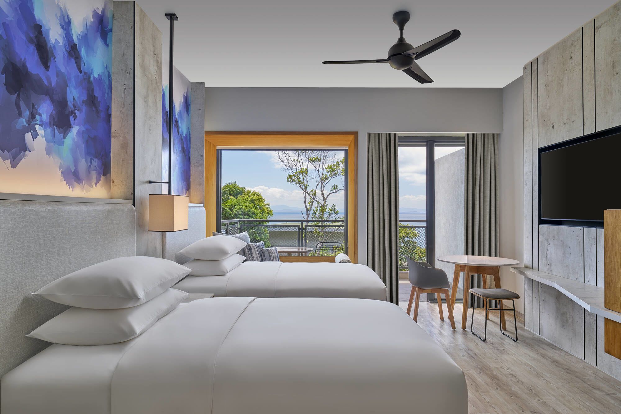 Perhentian Marriott Resort & Spa:  Deluxe Partial Sea View | Twin