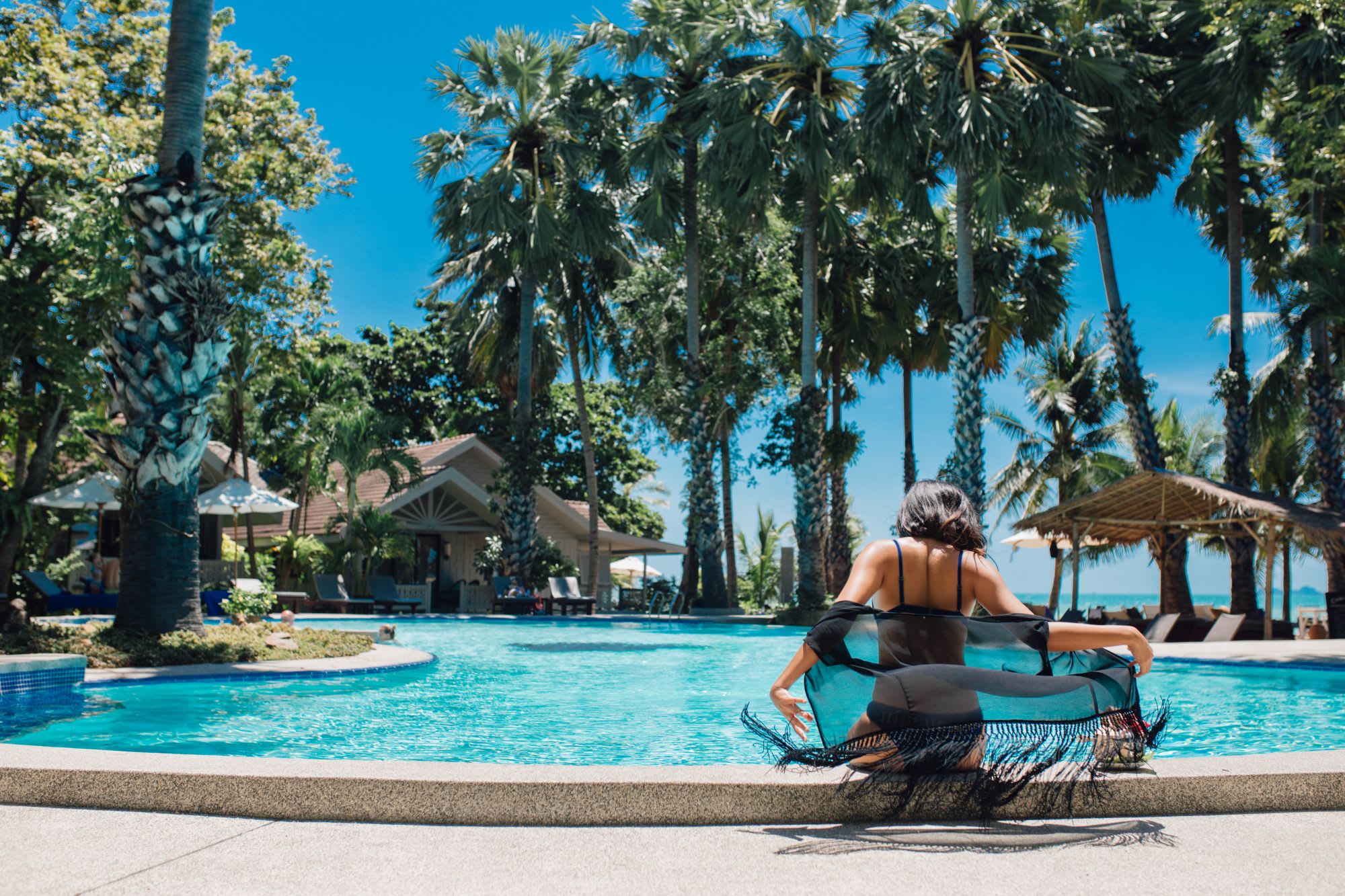 Paradise Beach Resort in Ko Samui: Pool Seaside