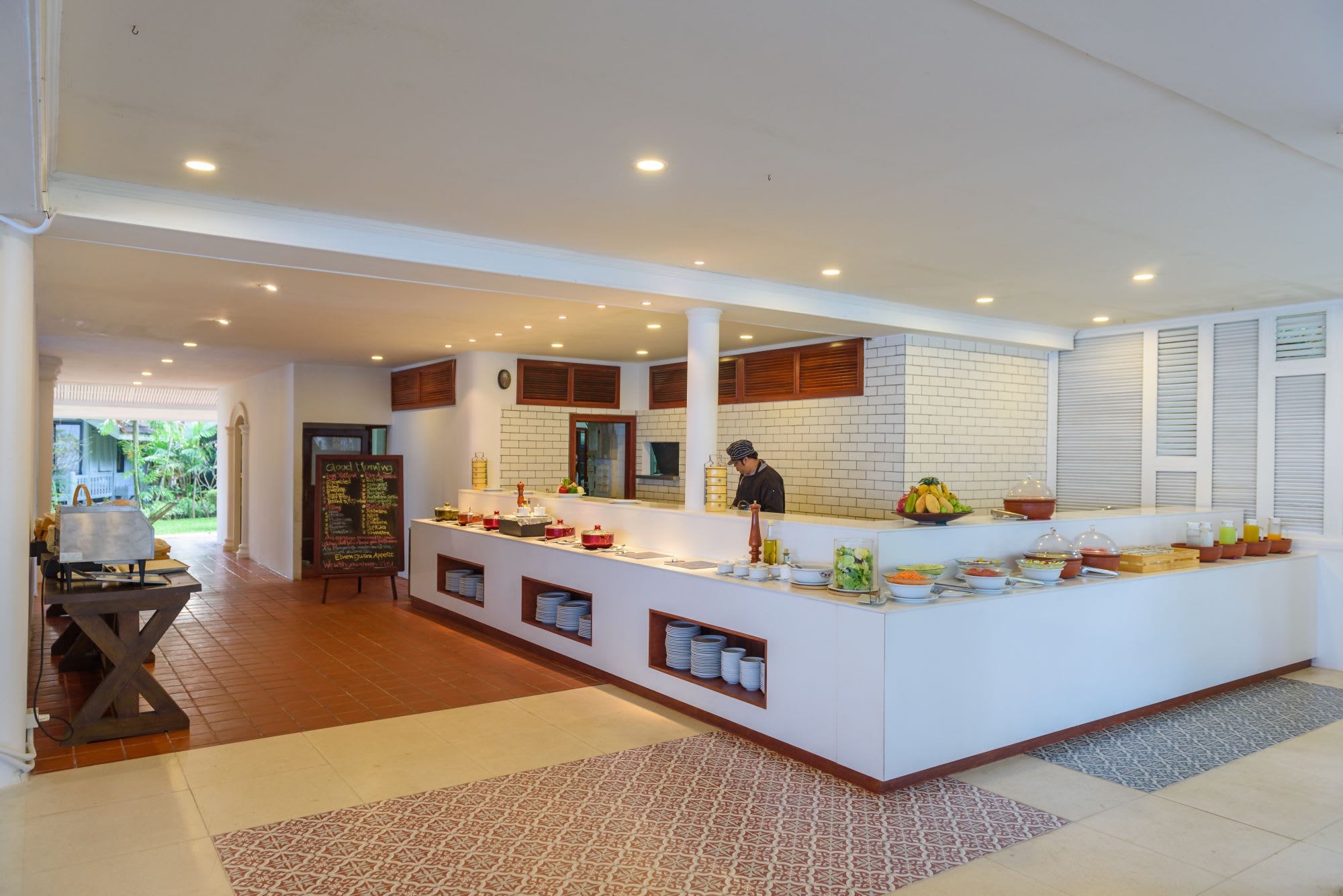 Paradise Beach Resort in Ko Samui: Breakfast