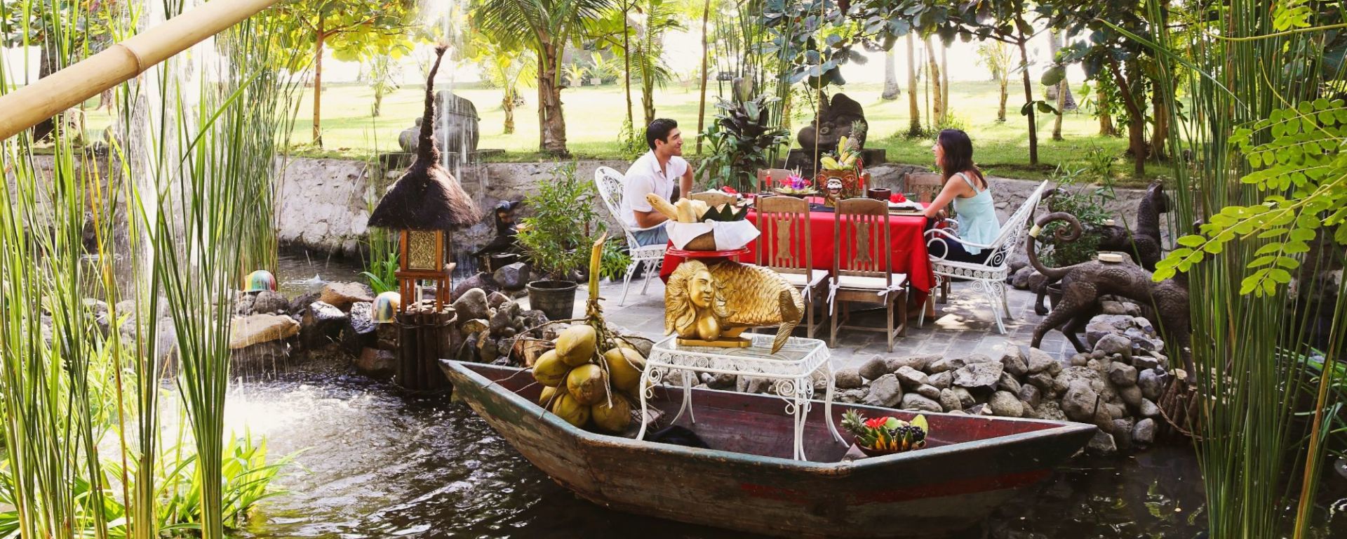 Tugu Lombok: Lotus Pond - Dining