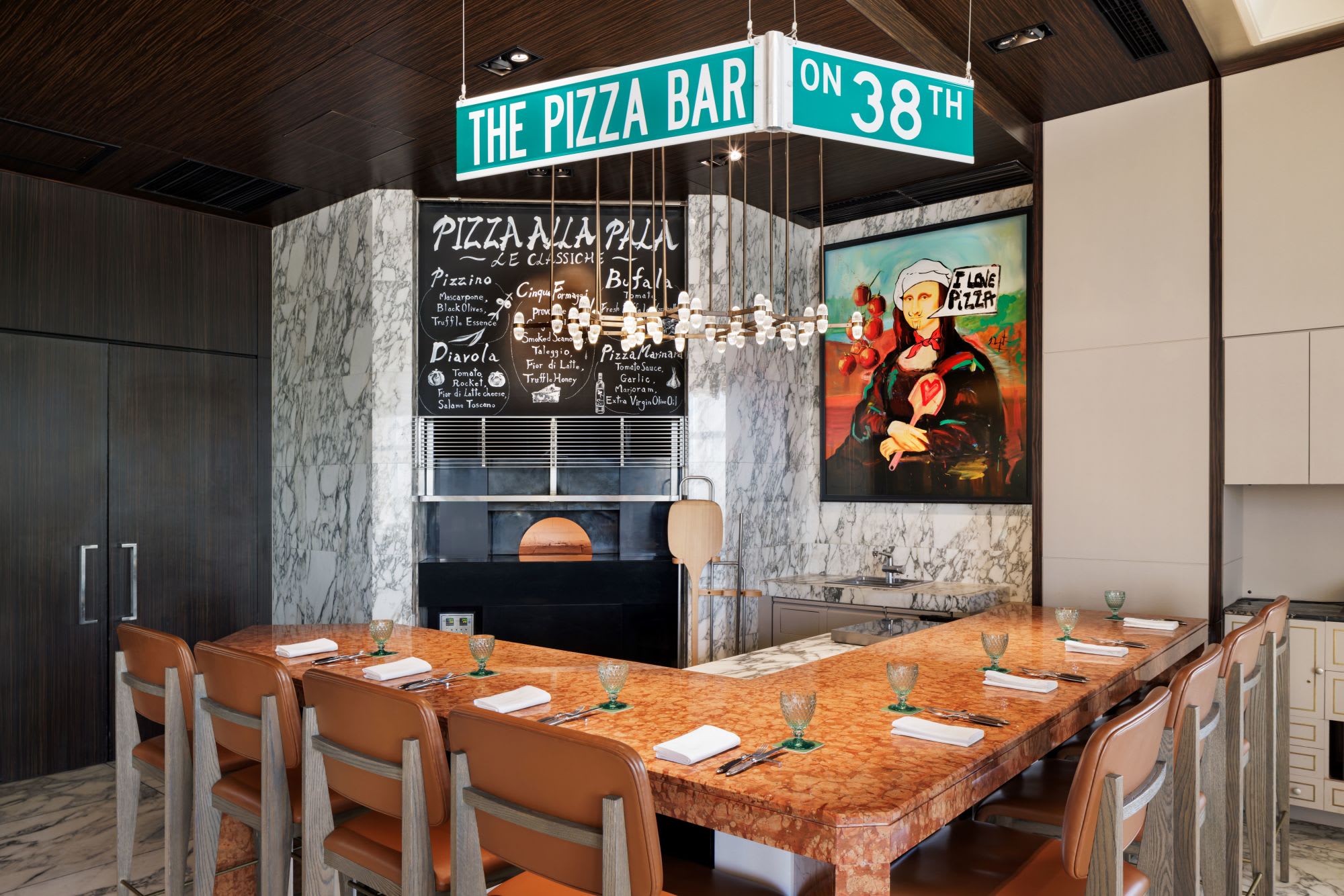Mandarin Oriental in Tokio: The Pizza Bar on 38th