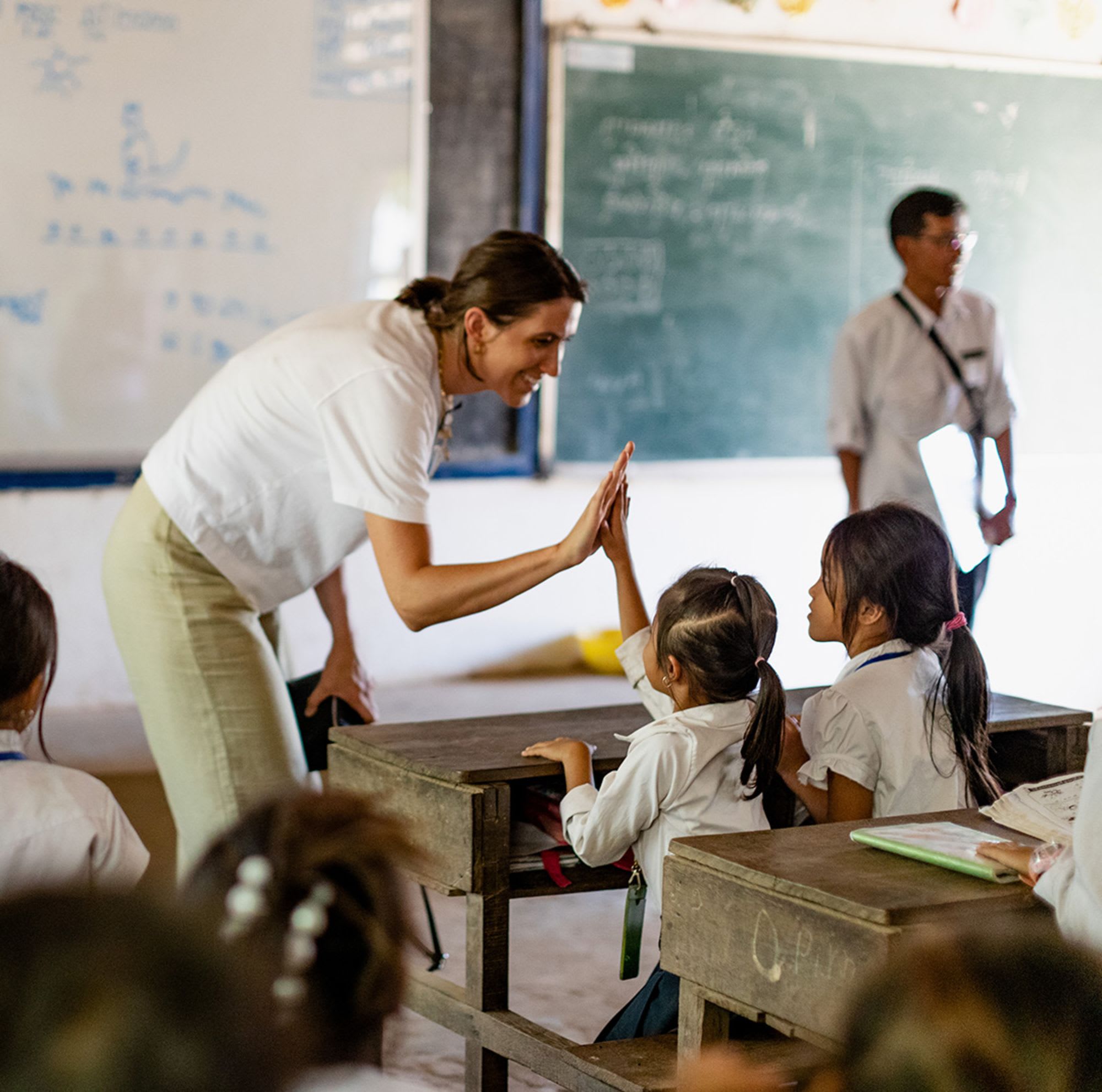 Kambodschas Wasserwelten ab Siem Reap: activities: School Visit