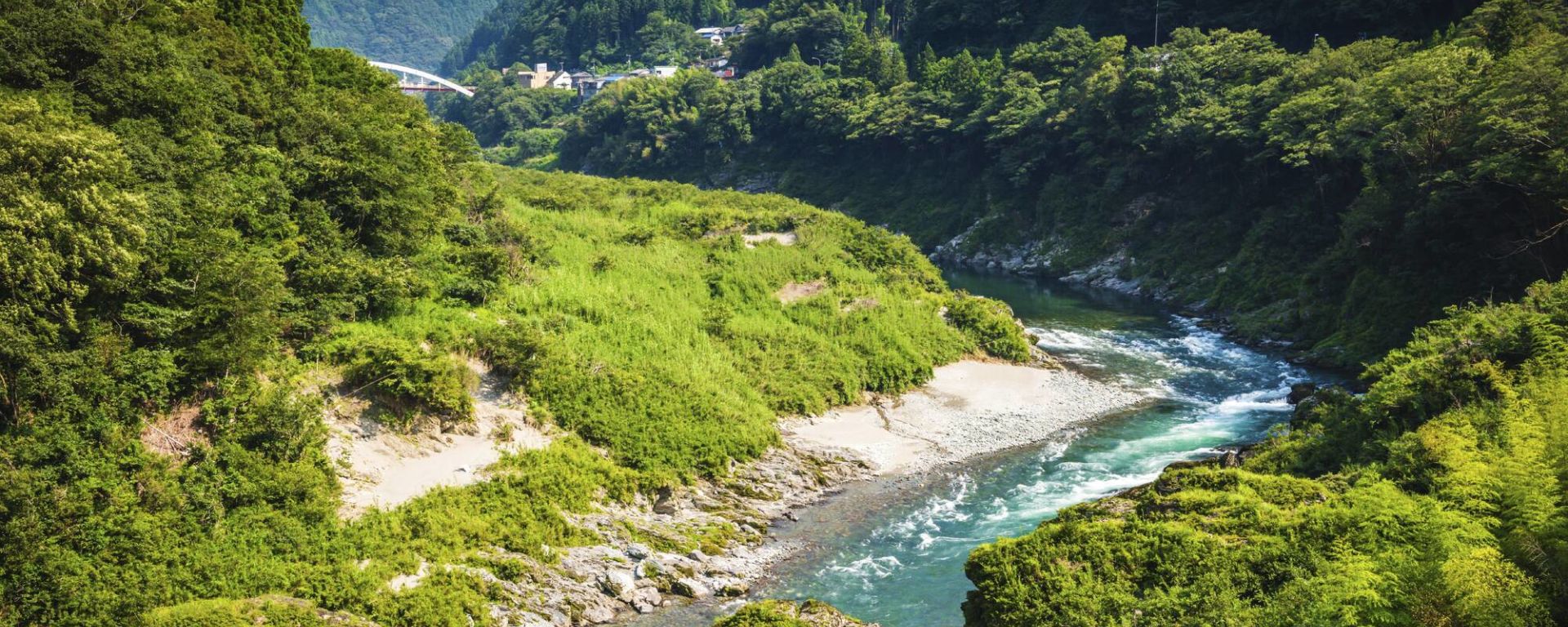 Circuits en voiture de location «Shikoku magique» de Osaka: Stunning Oboke Gorge in Iya valley