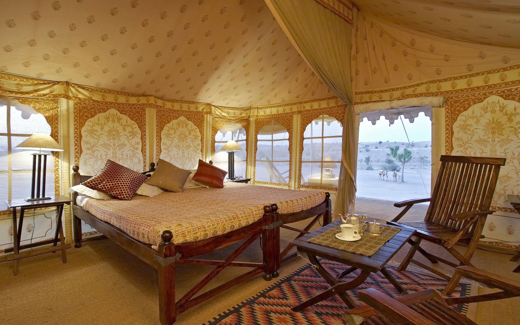 MANVAR Sevan, The Desert Camp in Wüste Thar: room: