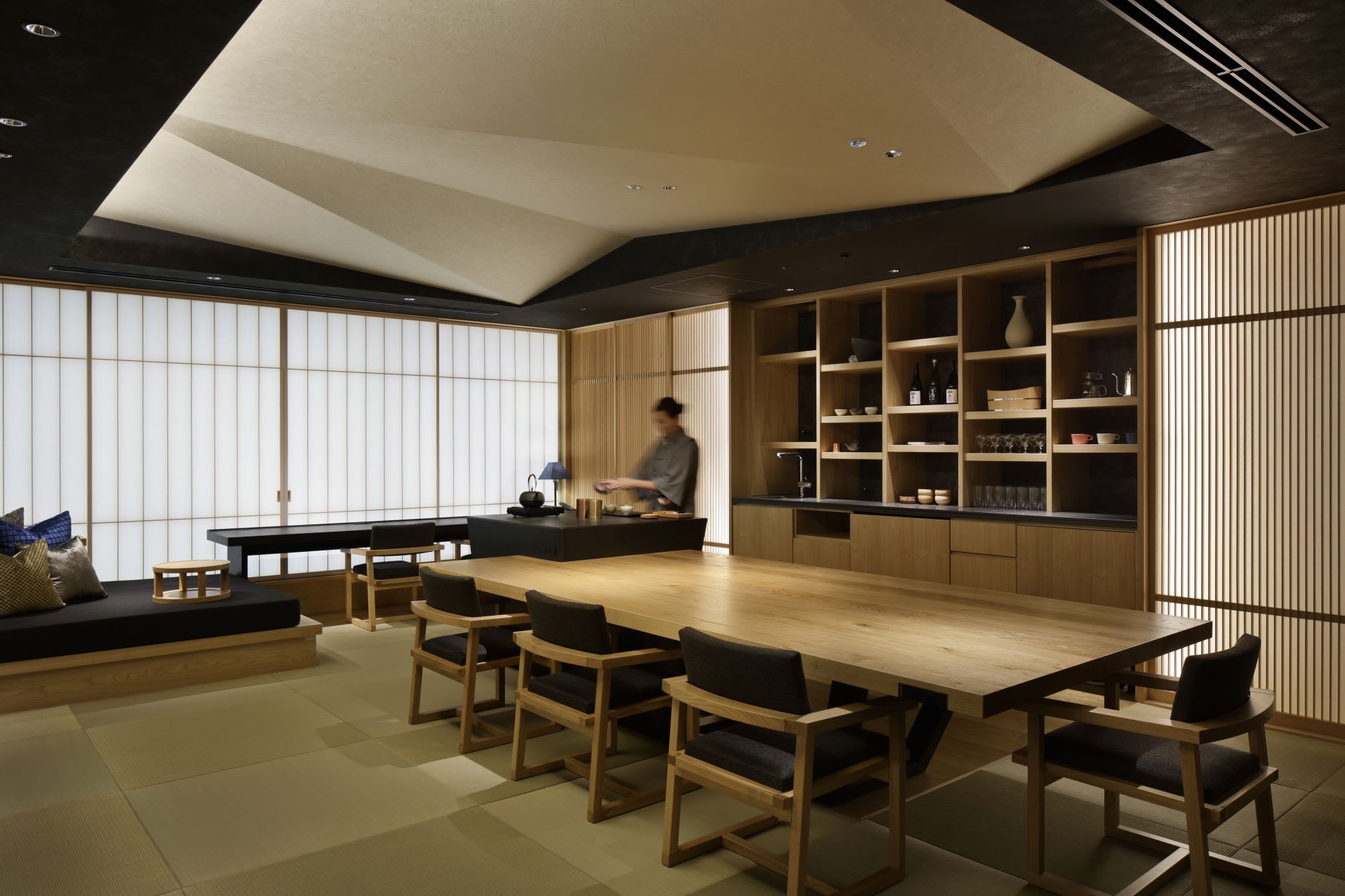 Hoshinoya Tokyo in Tokio: Ochanoma Lounge