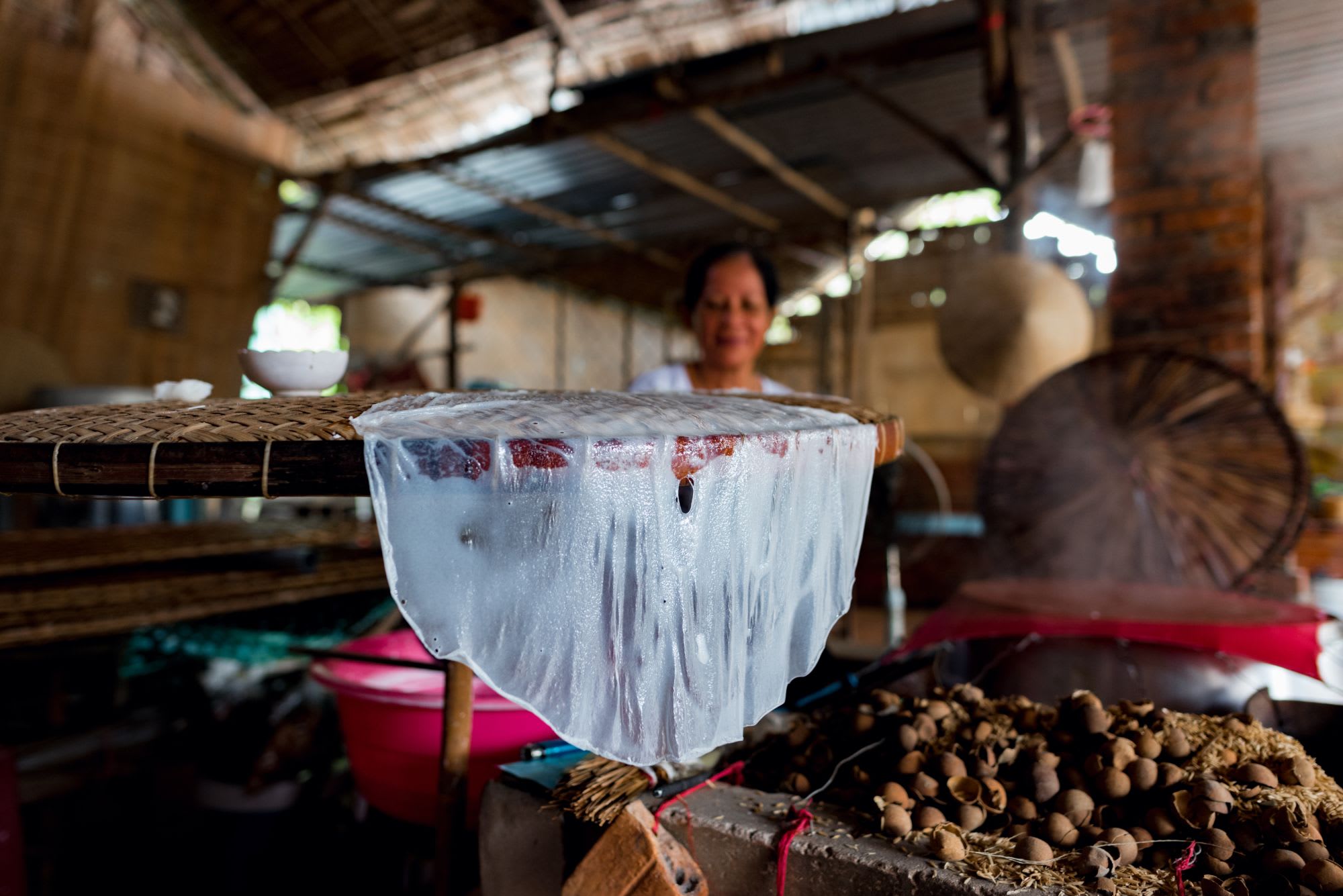 Glanzlichter Vietnams - von Hanoi nach Saigon: Mekong Delta food making