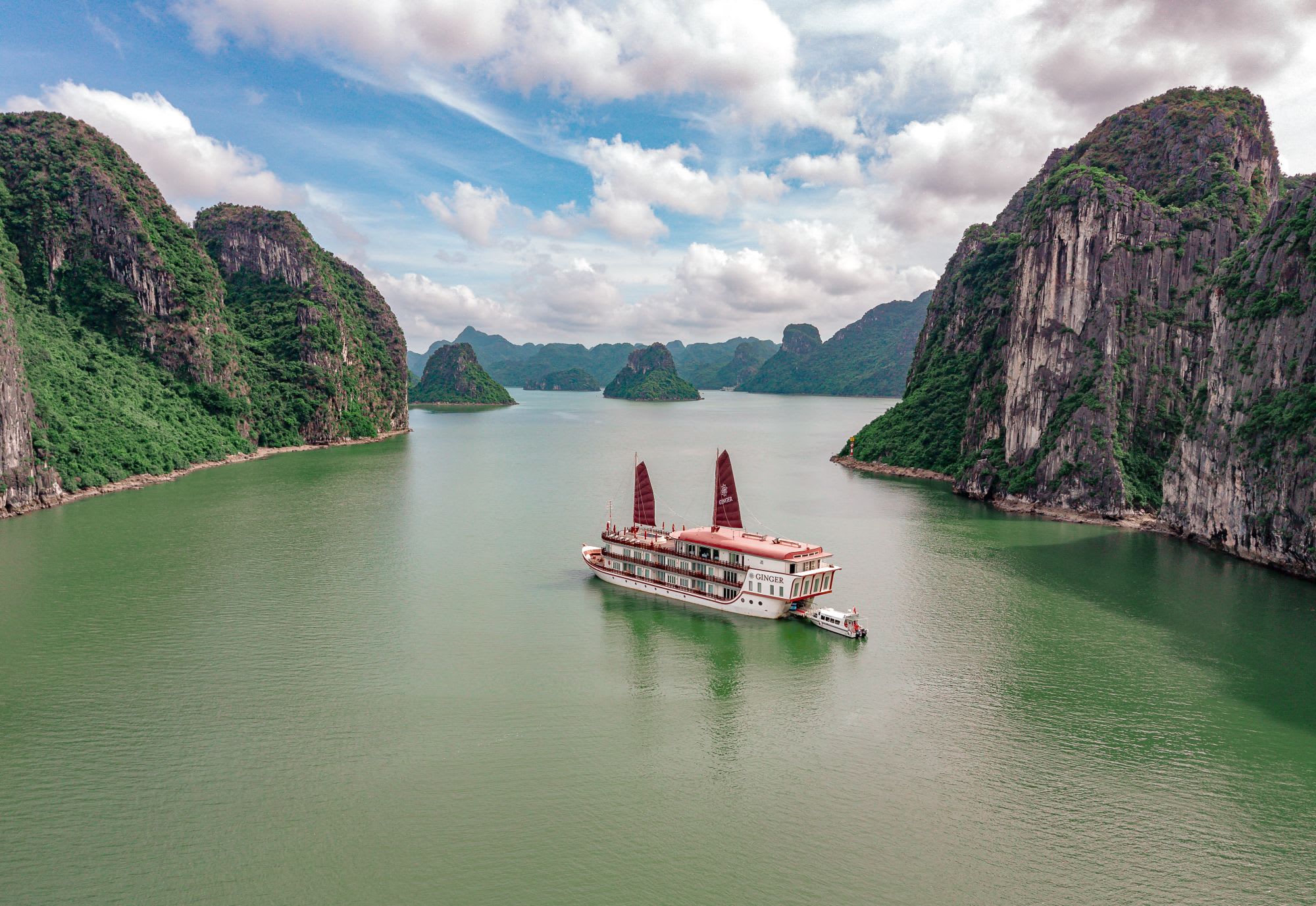 Croisière dans la baie mystique de Lan Ha à bord du «Ginger» de Hanoi: Heritage Line - Lan Ha Bay - Ginger - Ship