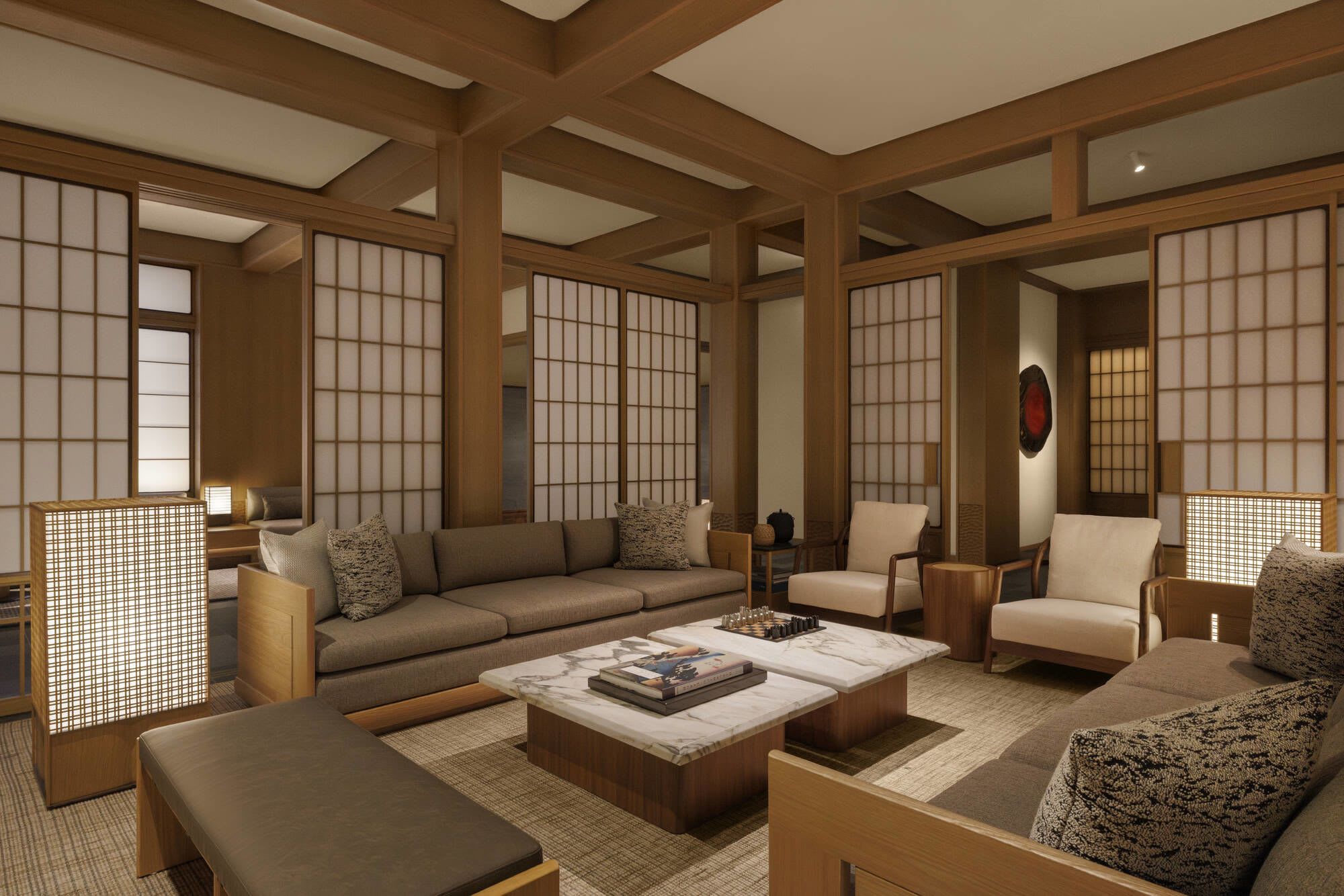 Capella Kyoto:  Living Room Lounge