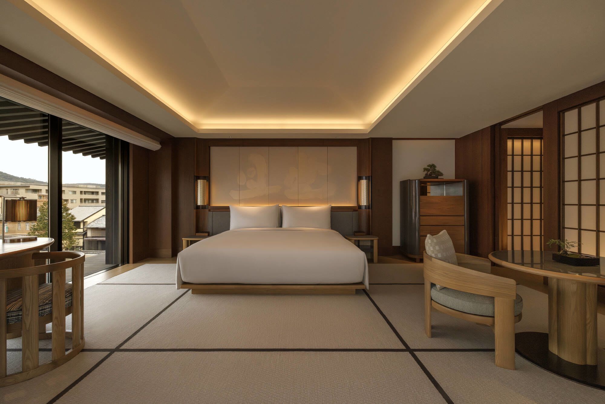 Capella Kyoto:  Junior Suite Corner