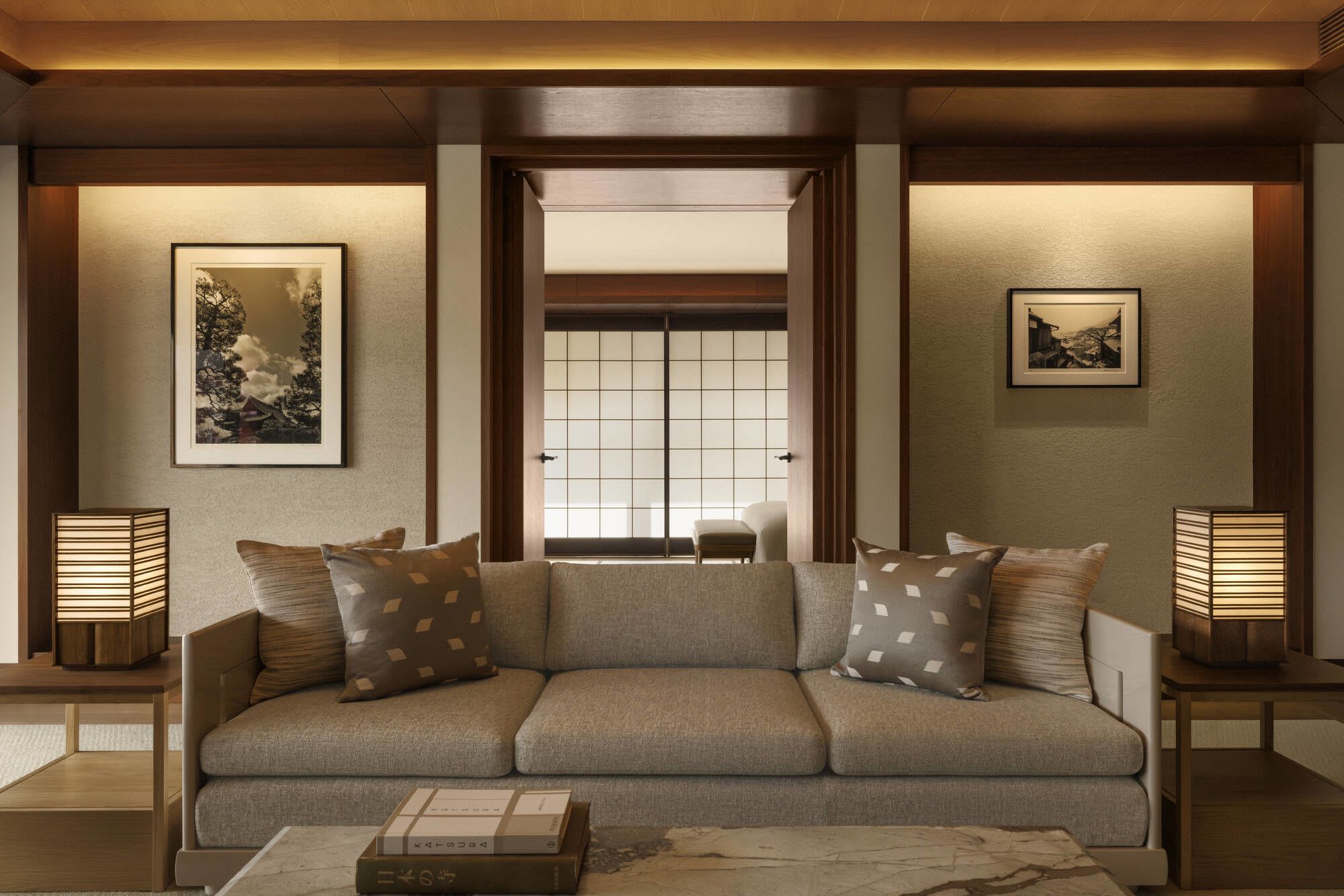 Capella Kyoto:  Gion Suite | livingroom
