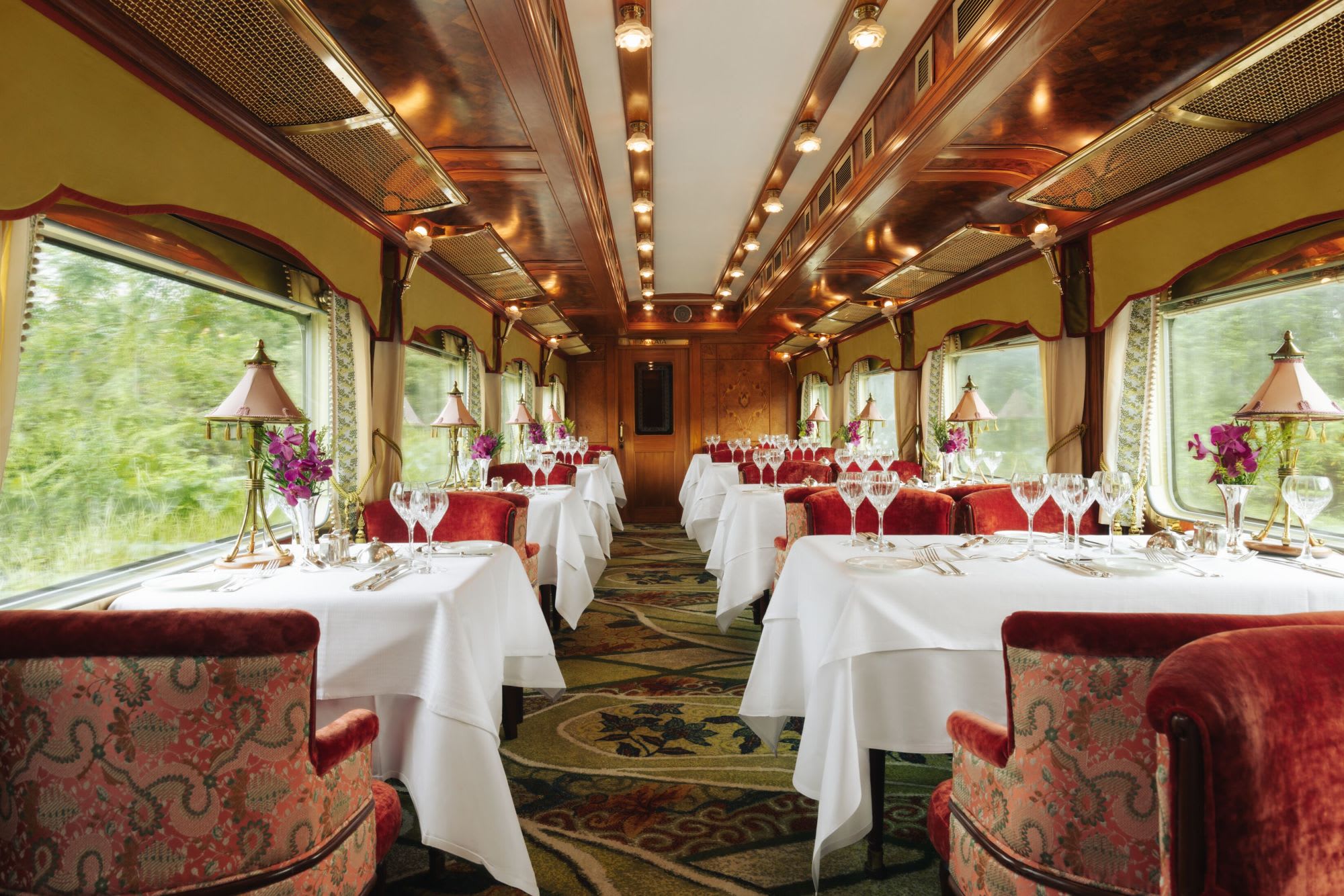 Les hauts lieux de la Malaisie avec option "Belum Rainforest" de Kuala Lumpur: f&b: Eastern & Oriental Express | Dining Car