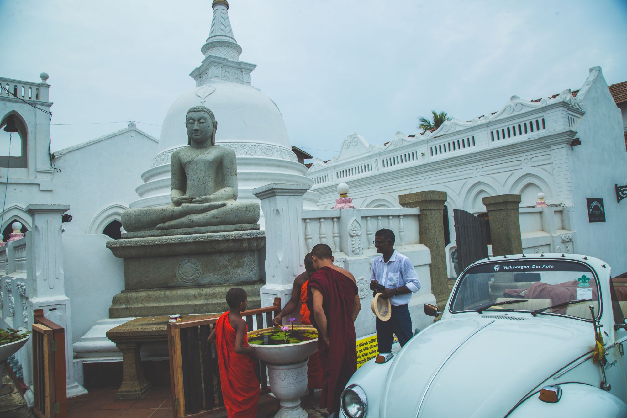 Découvrir Galle en Oldtimer: Temple in Galle
