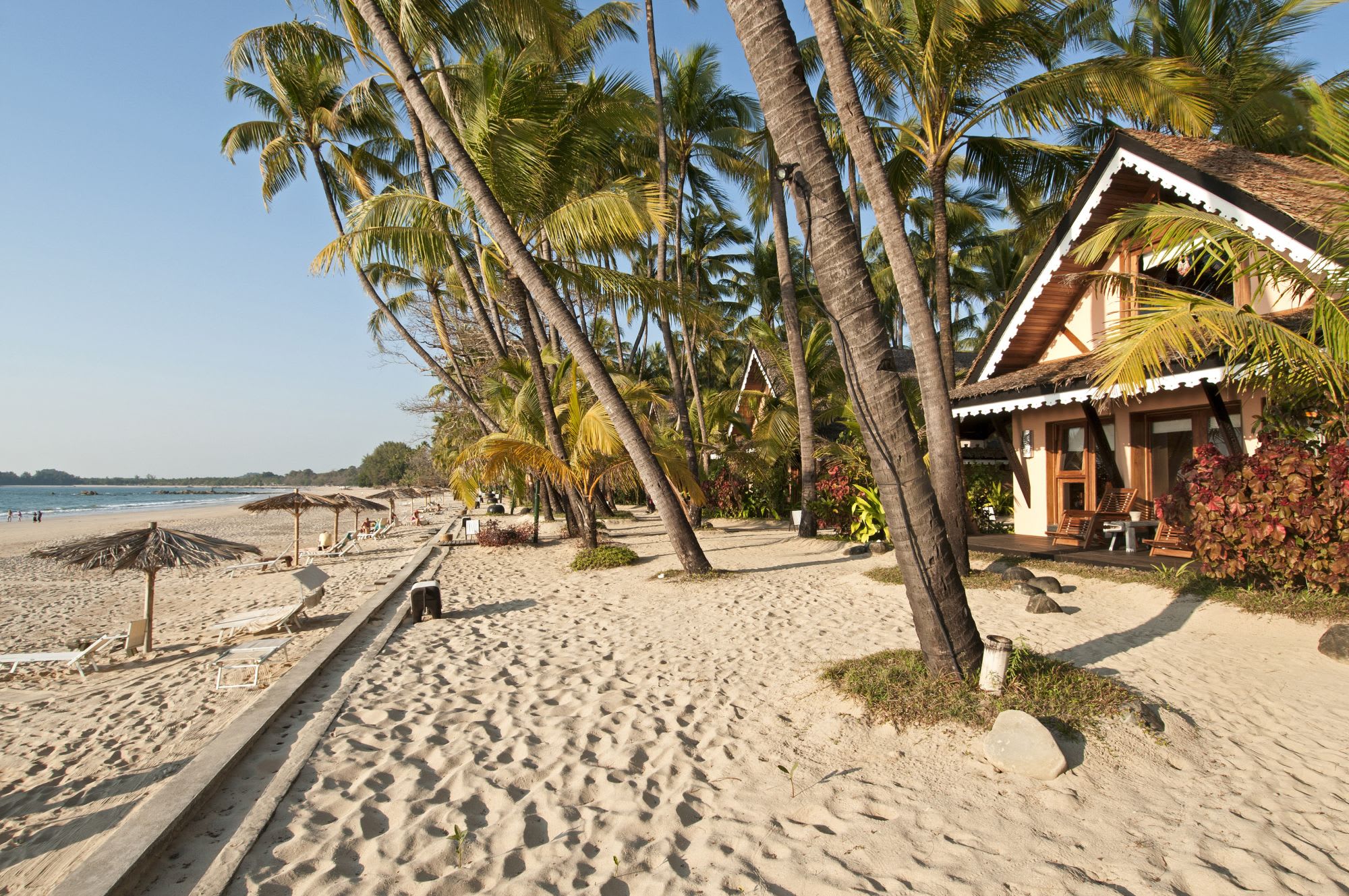 Sandoway Resort à Ngapali: villa front