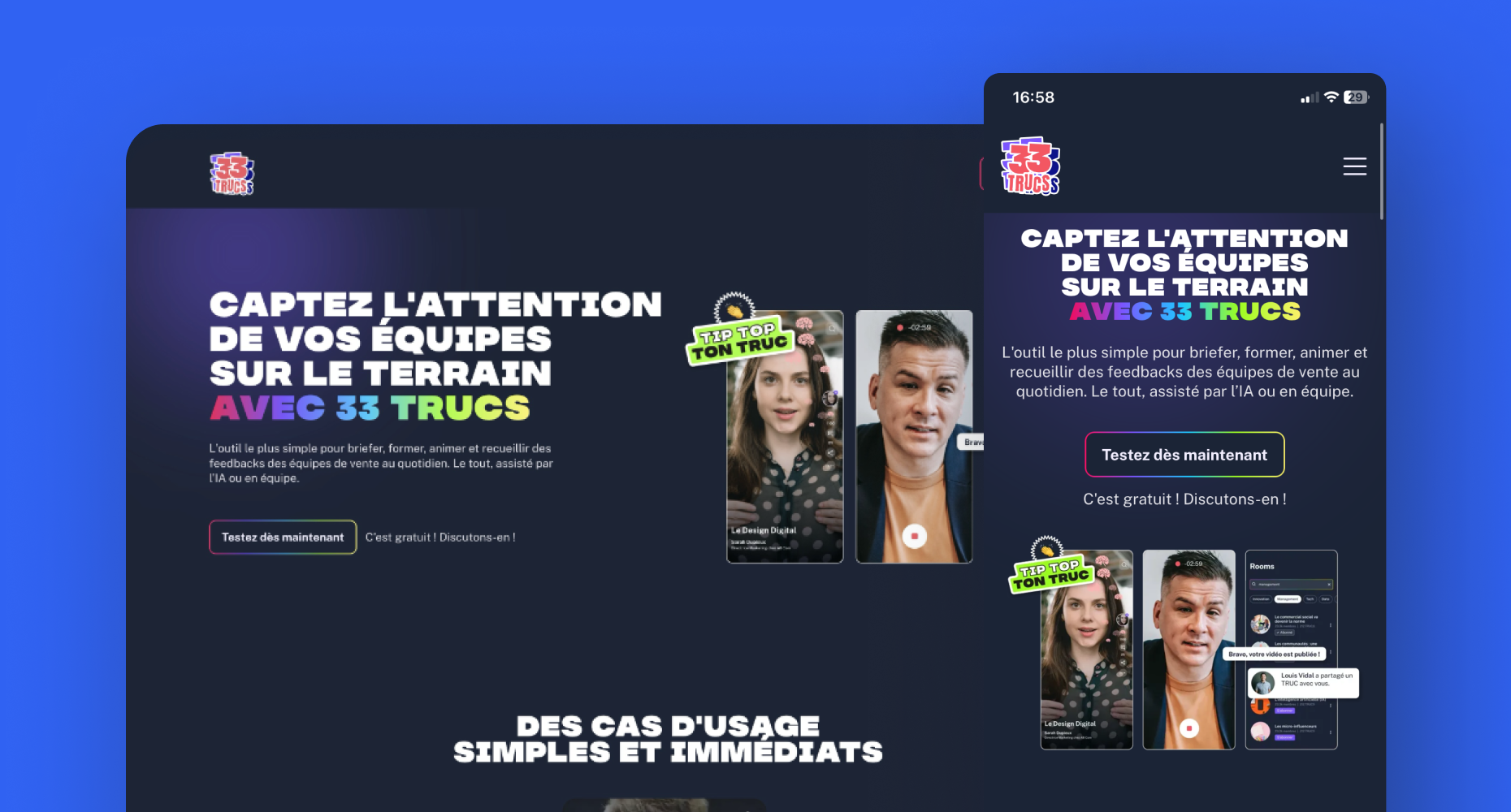 Product design & no-code pour une app mobile consummer en plein pivot stratégique