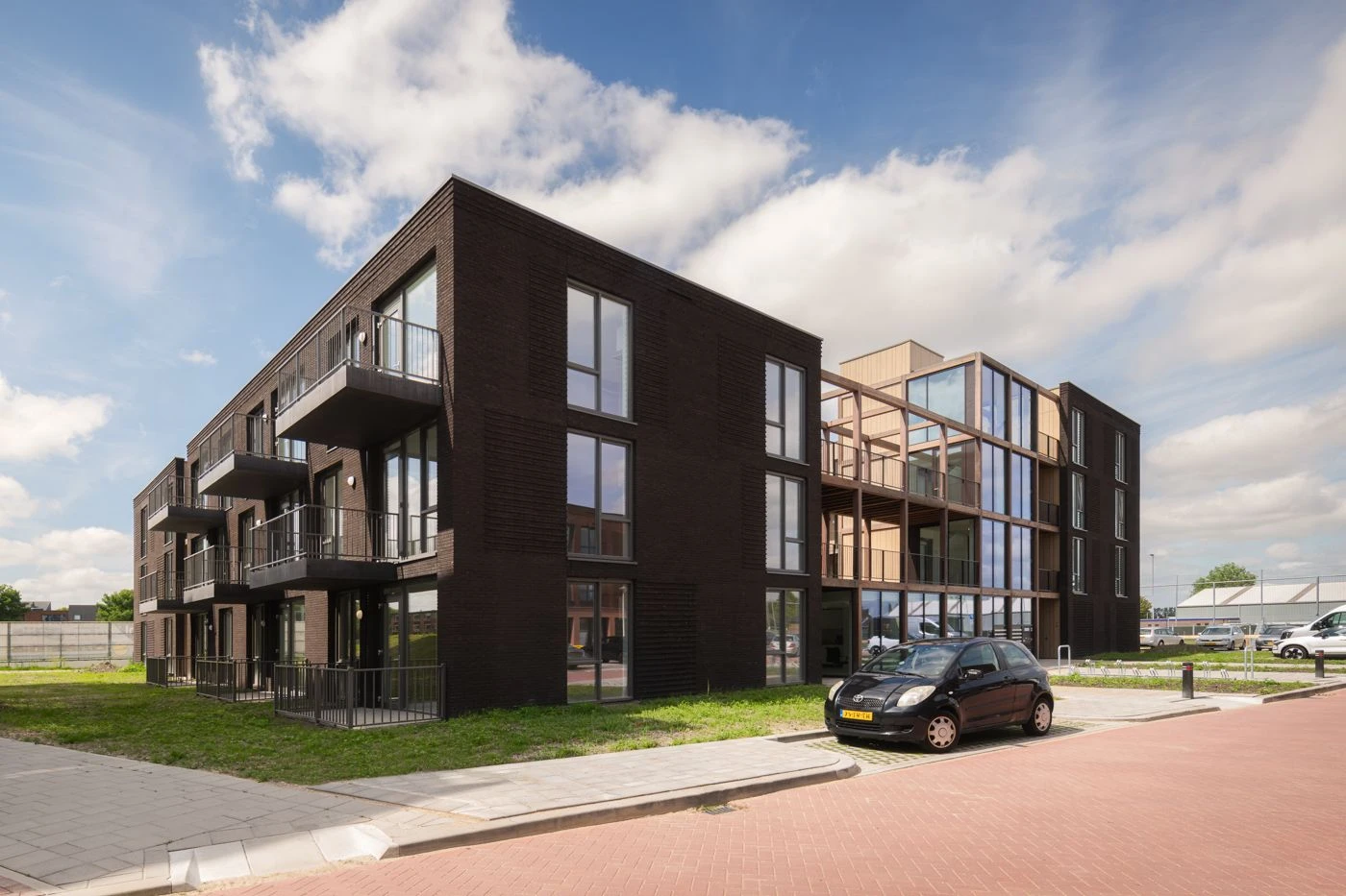 Gerealiseerd wooncomplex in Zevenhuizen