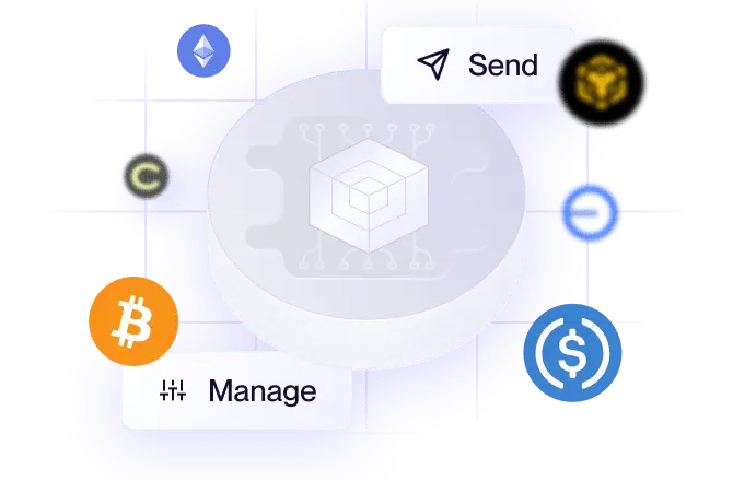 Support every use case: payments, custody, credit, trading, from a single wallet backend. 
