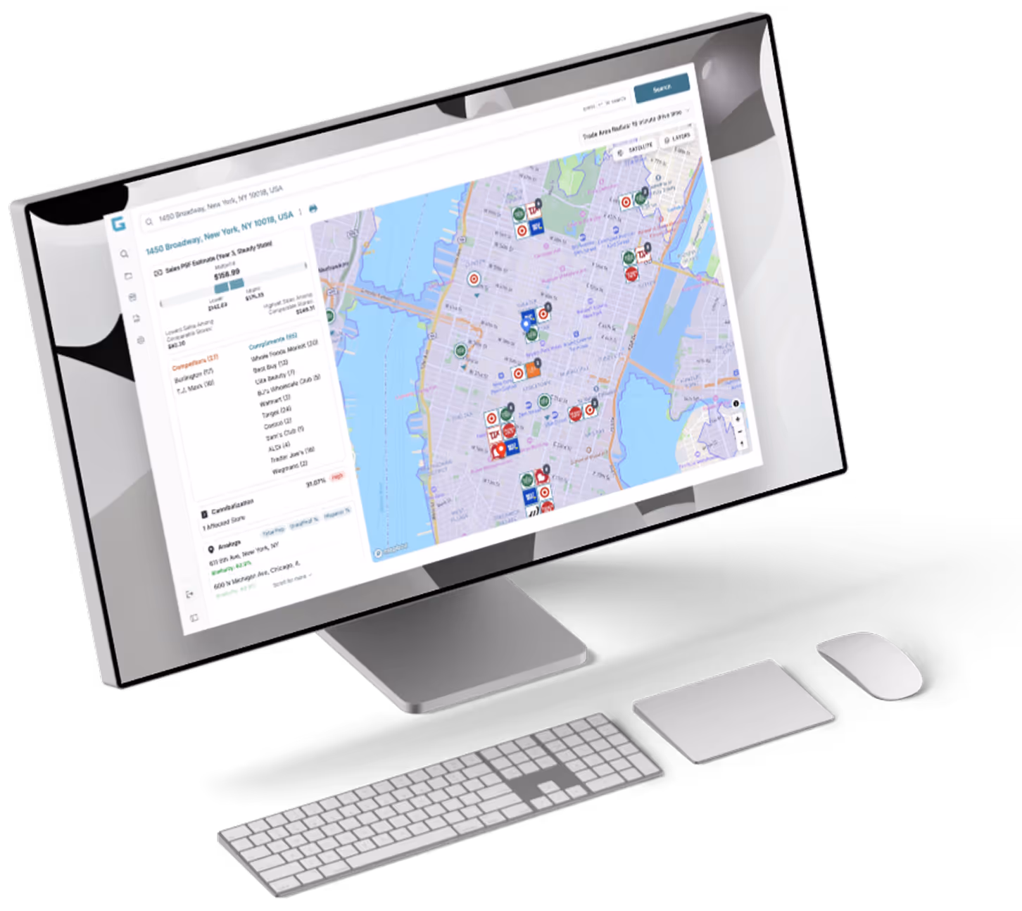 desktop view of GrowthFactor's all-in-one platform
