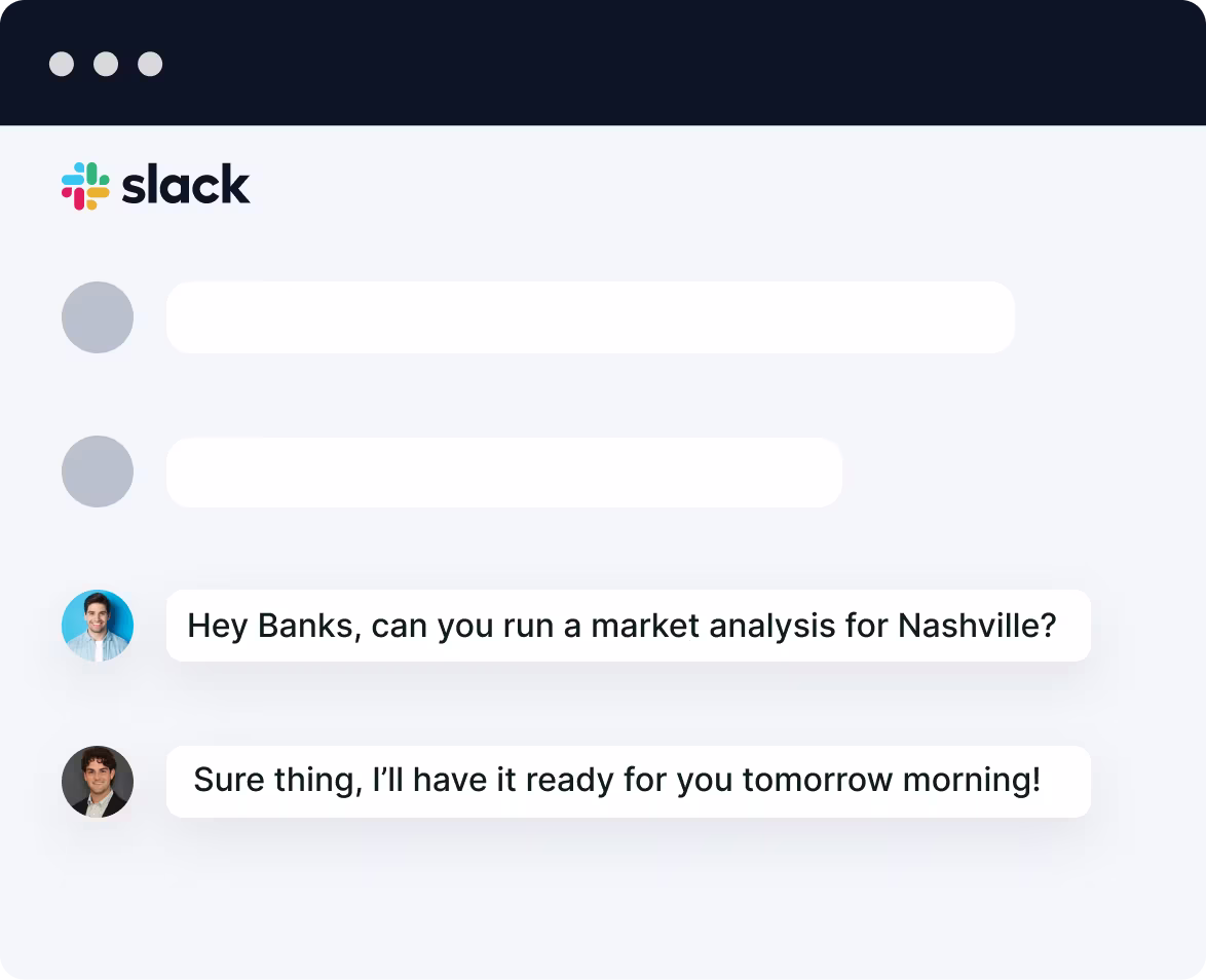 GrowthFactor analysts are available via slack, email, phone, or text message