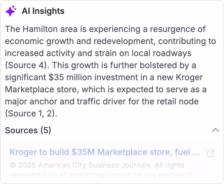 GrowthFactor's AI Insights