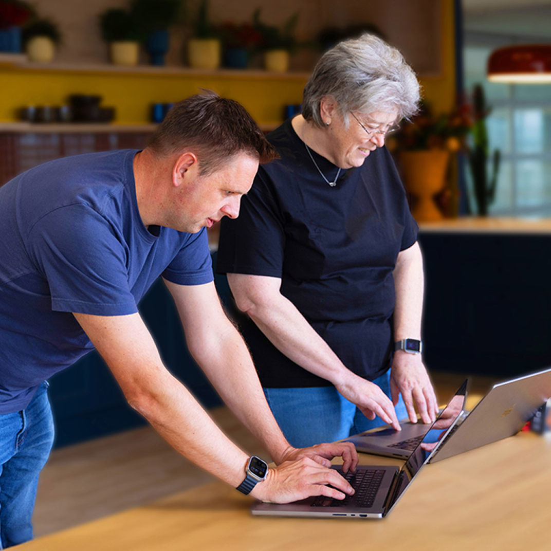 Deriv employee presenting at a company event, demonstrating leadership and knowledge sharing