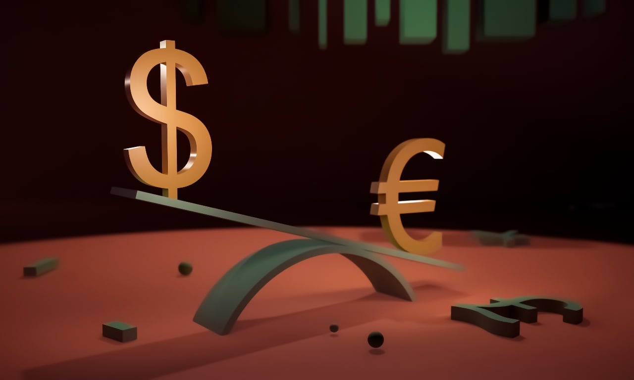 Ein Wahlschalterknopf positioniert auf dem Wort 'hold' über einem schwarzen Hintergrund.