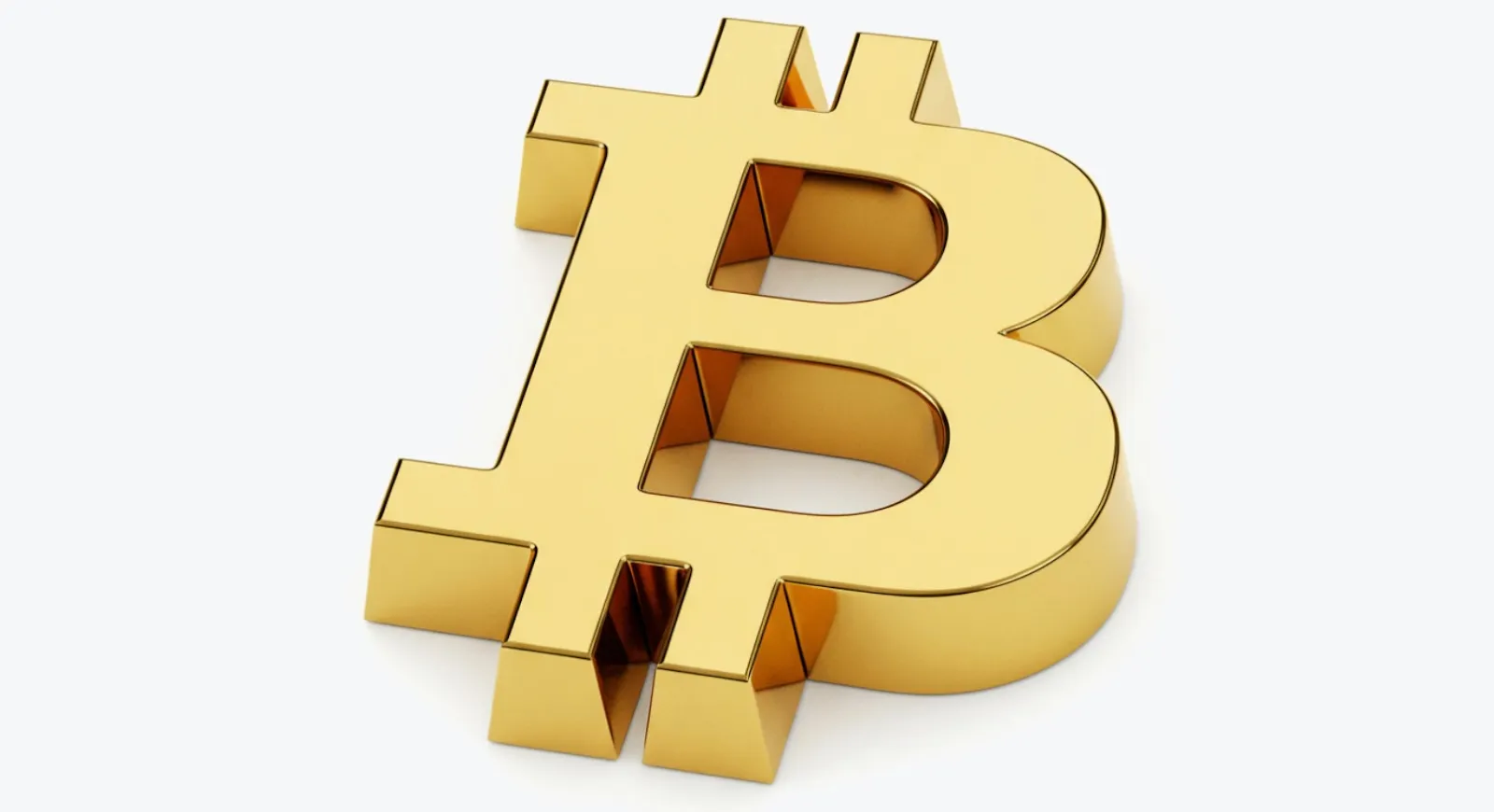 Bitcoin as digital gold – The iconic Bitcoin symbol in gold, representing Bitcoin’s role as a potential safe haven in 2025