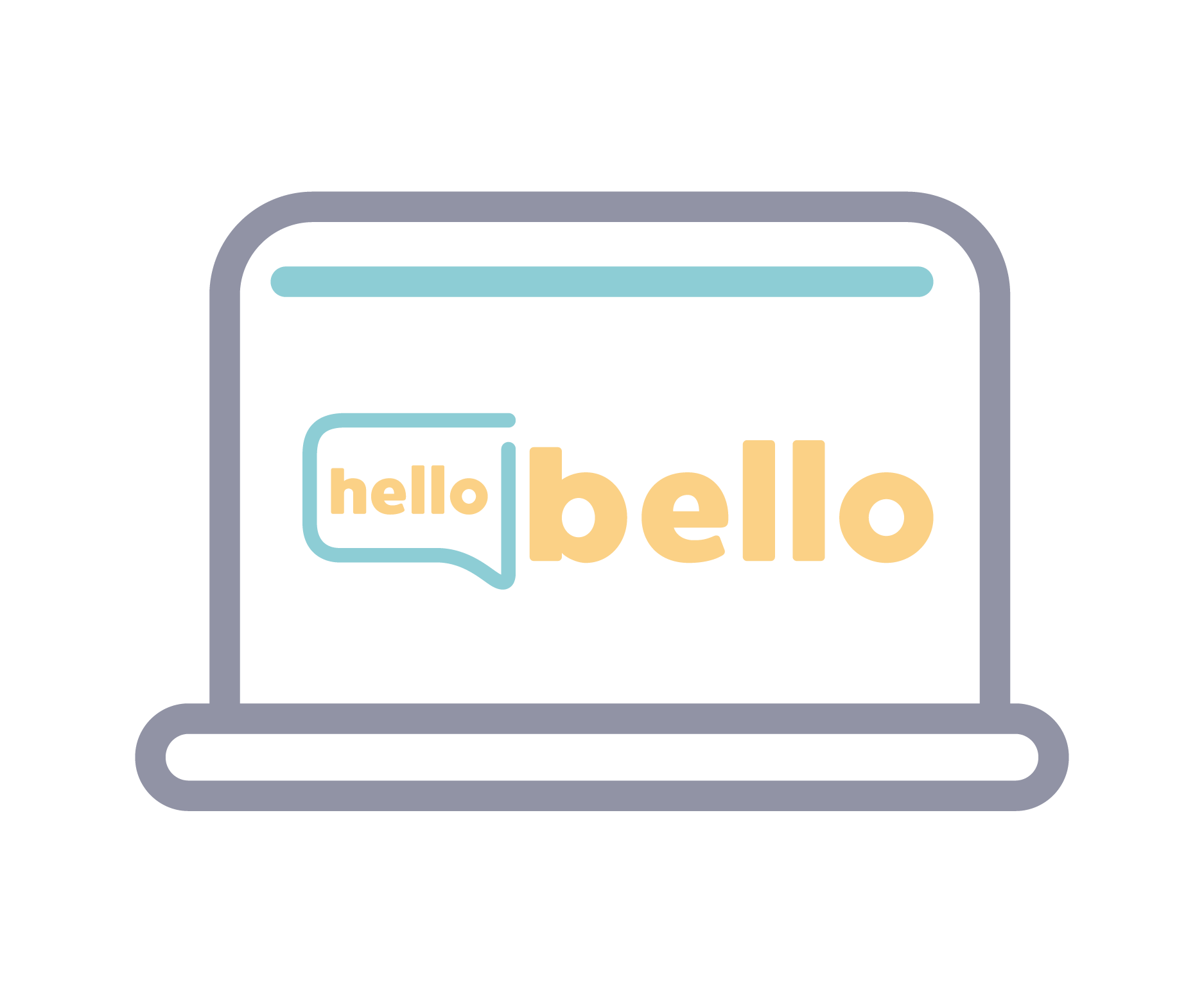 icon of laptop