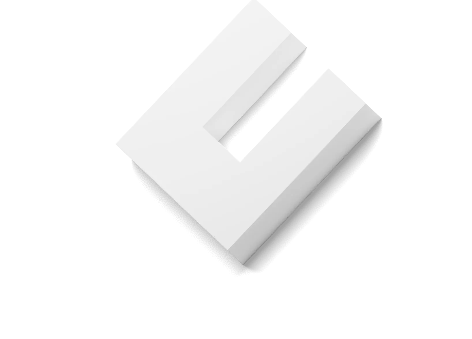 A white logo on a black background.