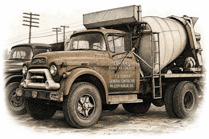 The Cooper & Company Concrete Truck