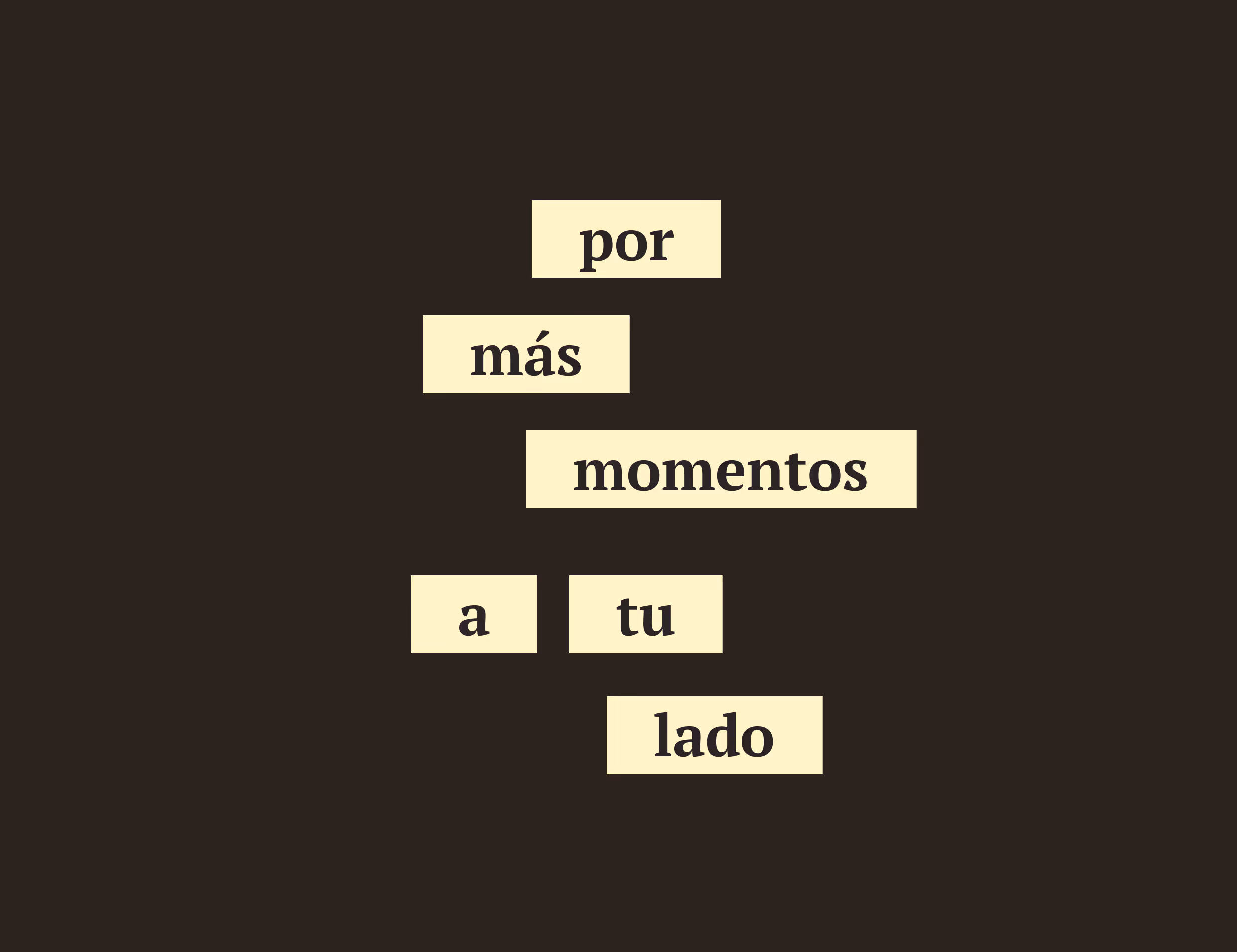 Detalle de las etiquetas del proyecto Seré breve de Carlota Carrillo