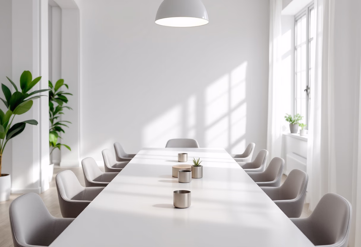 [background image] of office space