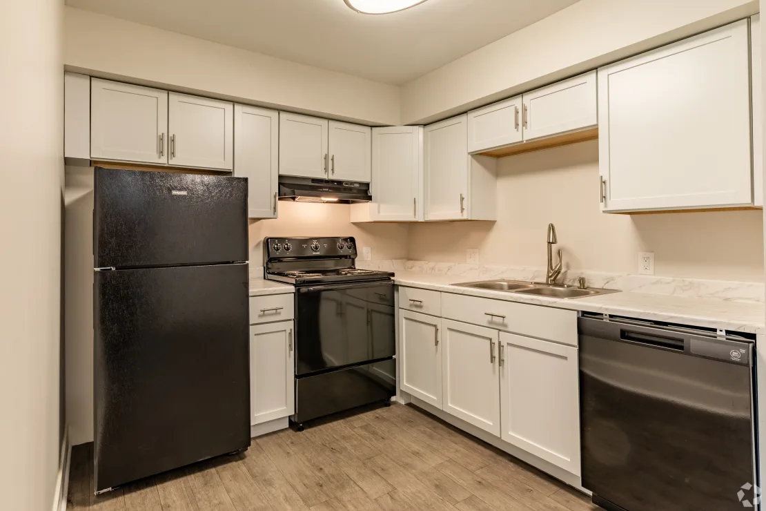 kitchen black appliances