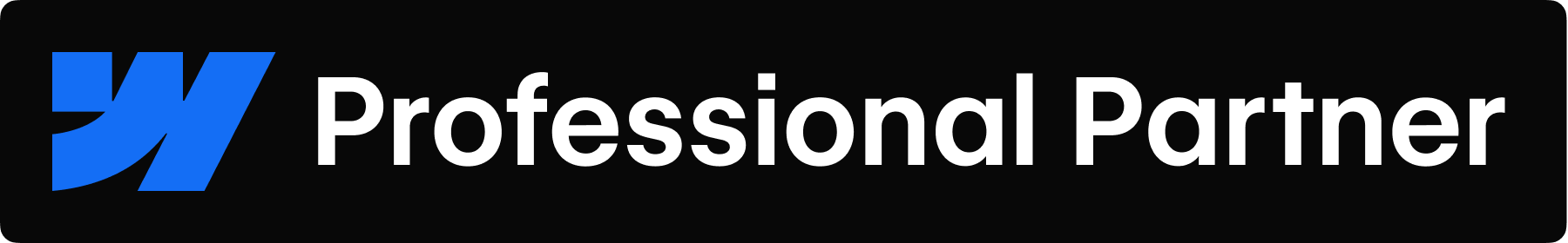 Webflow partner logo